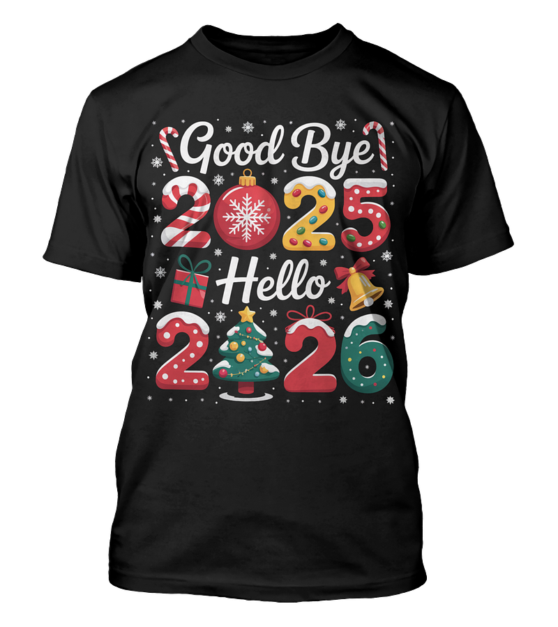 Polera Adiós 2025 Hola Año Nuevo 2026