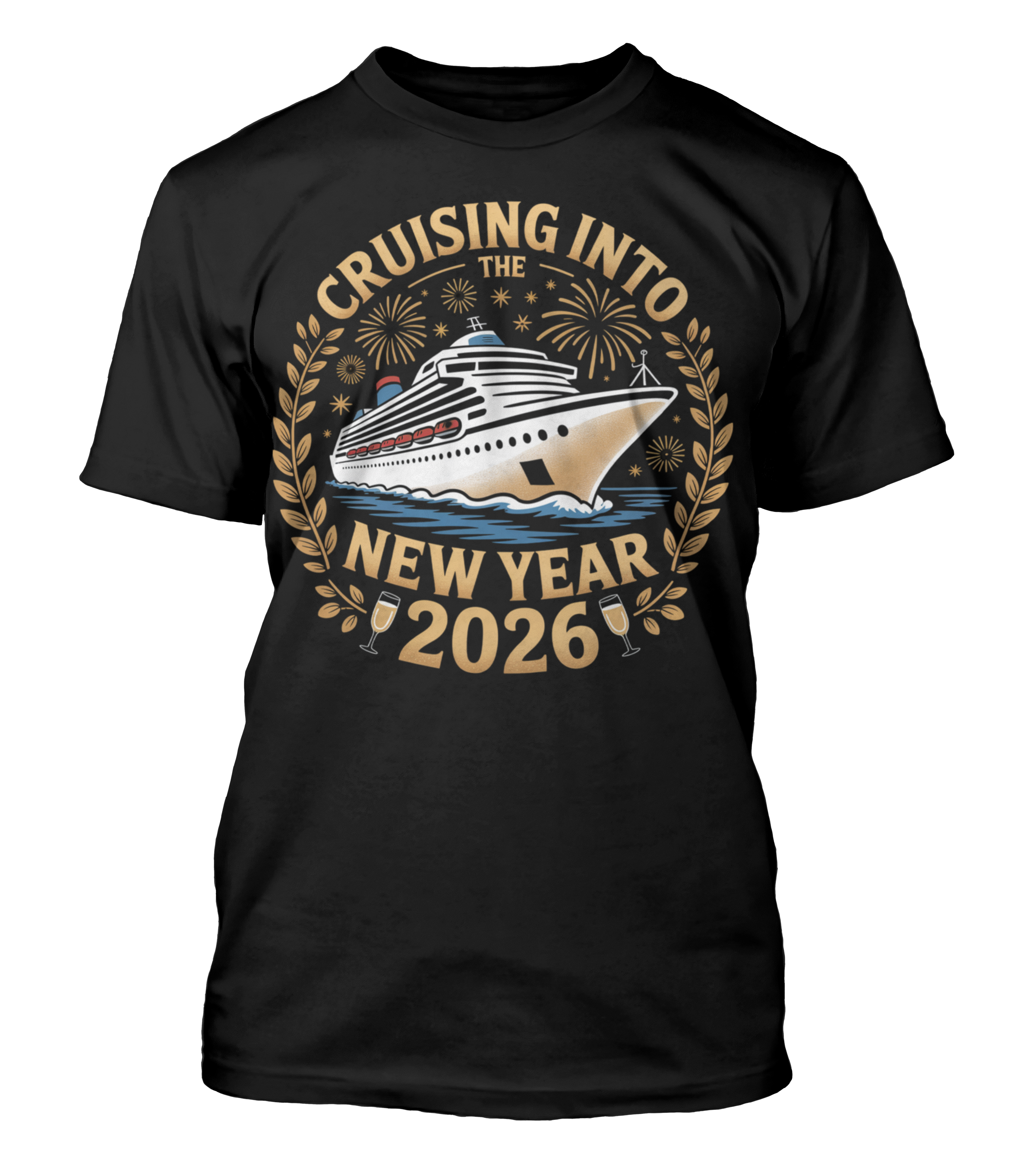 Polera Navegando hacia el Año Nuevo 2026