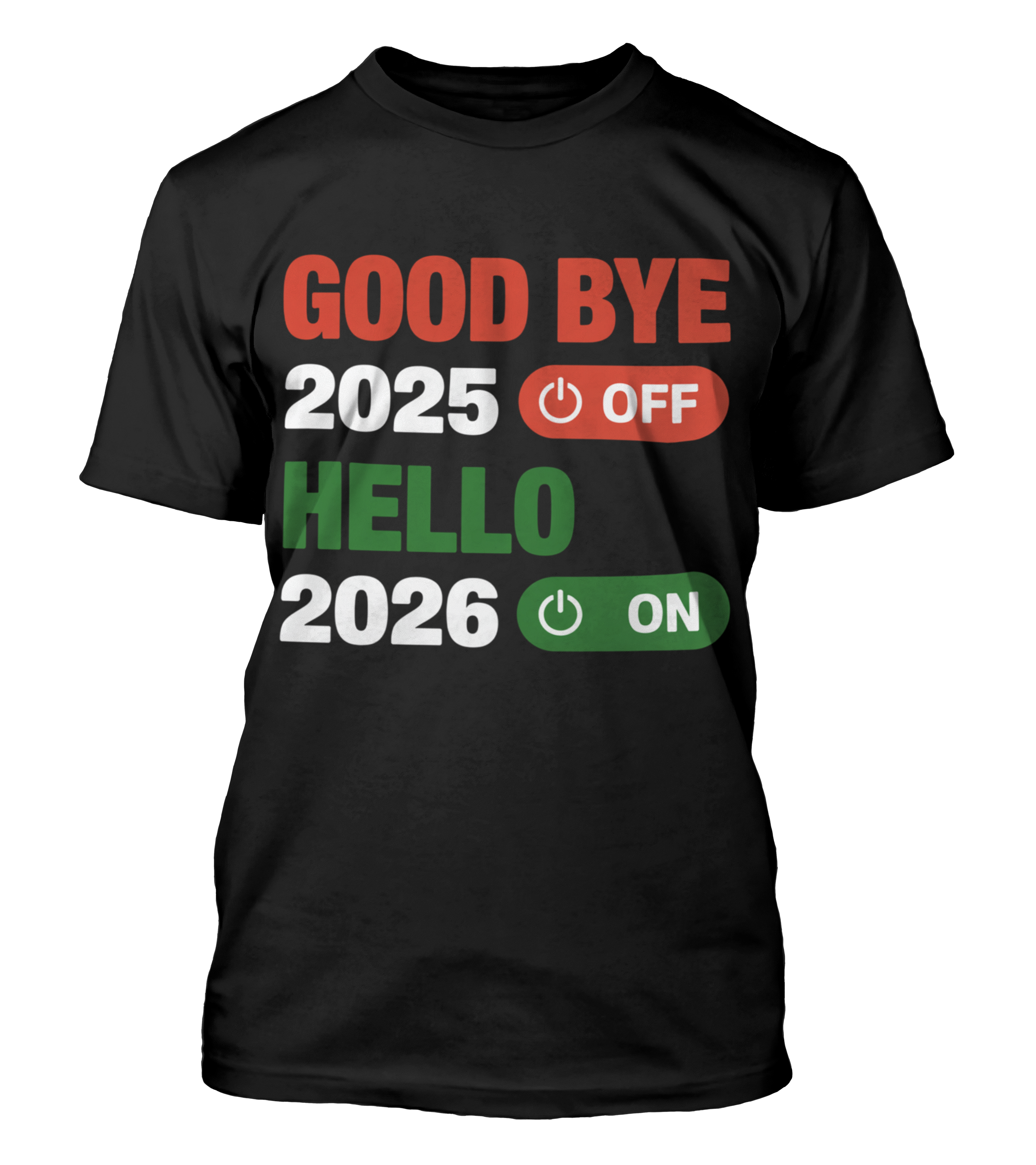 Polera 2025 Apagado Año Nuevo 2026 Encendido