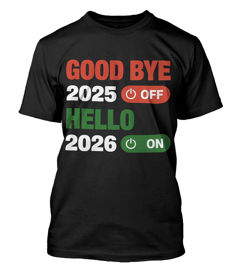 Polera 2025 Apagado Año Nuevo 2026 Encendido