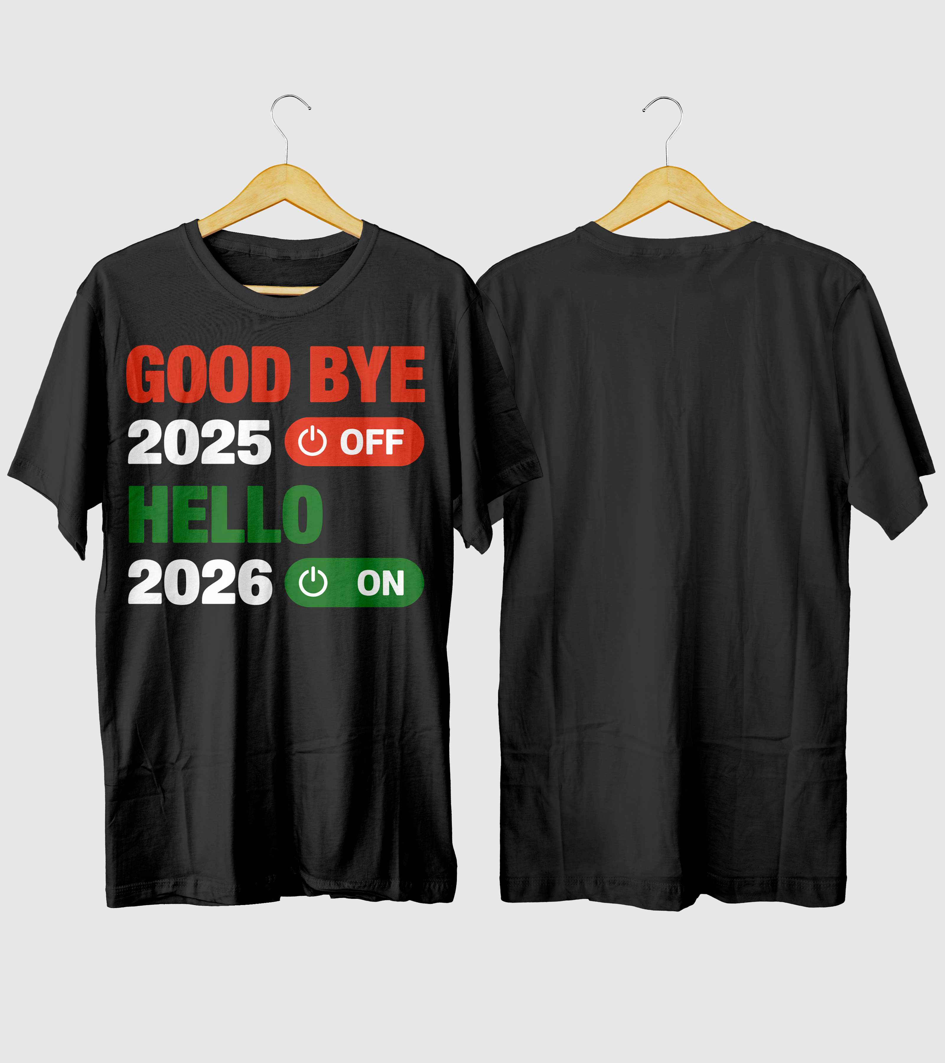 Polera 2025 Apagado Año Nuevo 2026 Encendido