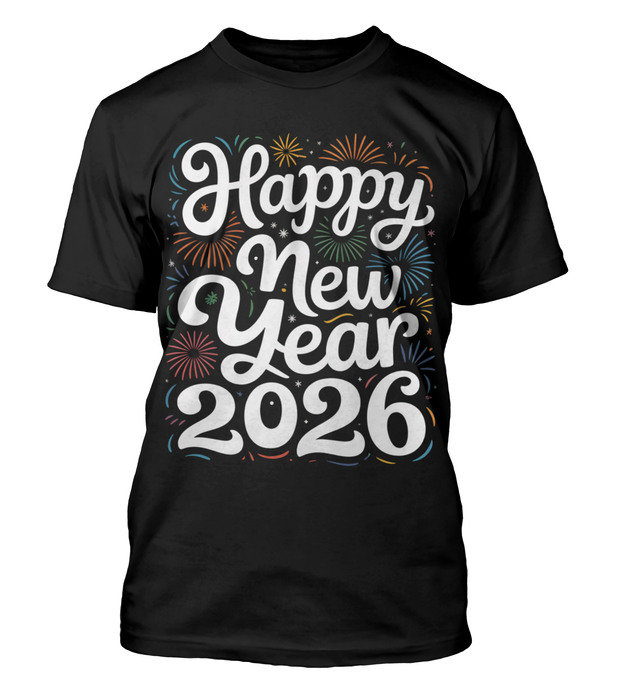 Polera Happy New Year 2026 Año Nuevo