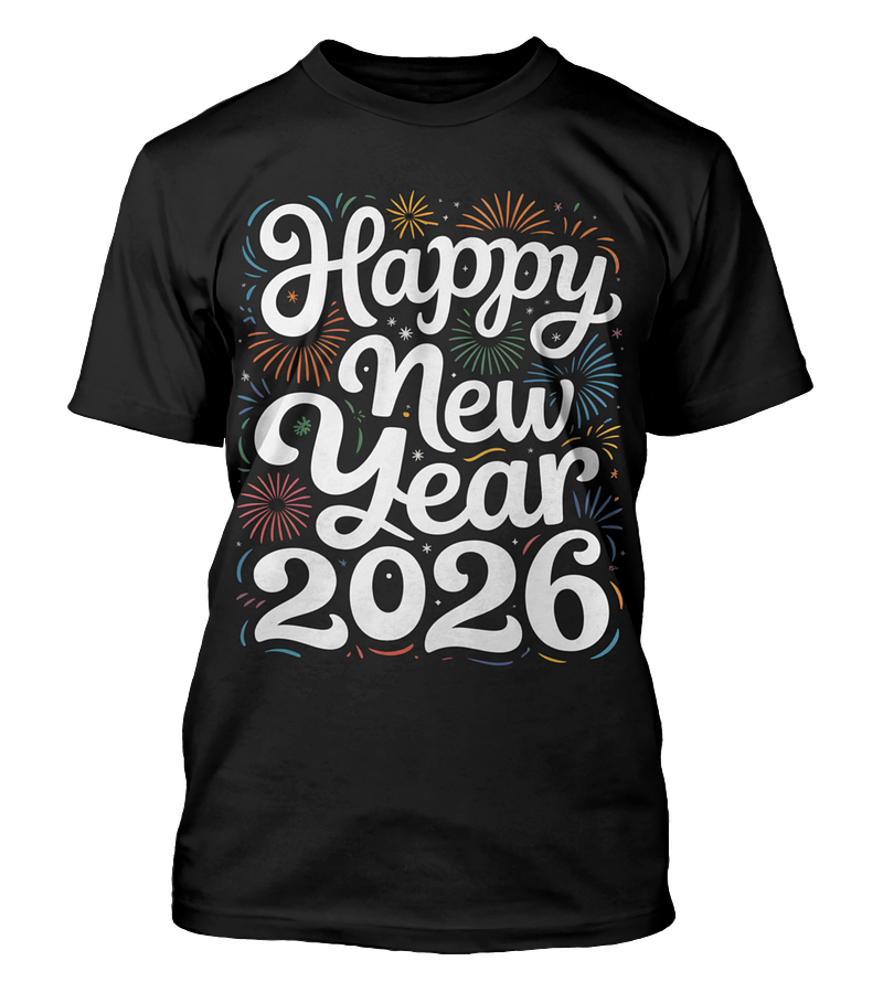 Polera Happy New Year 2026 Año Nuevo