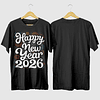 Polera Happy New Year 2026 Año Nuevo