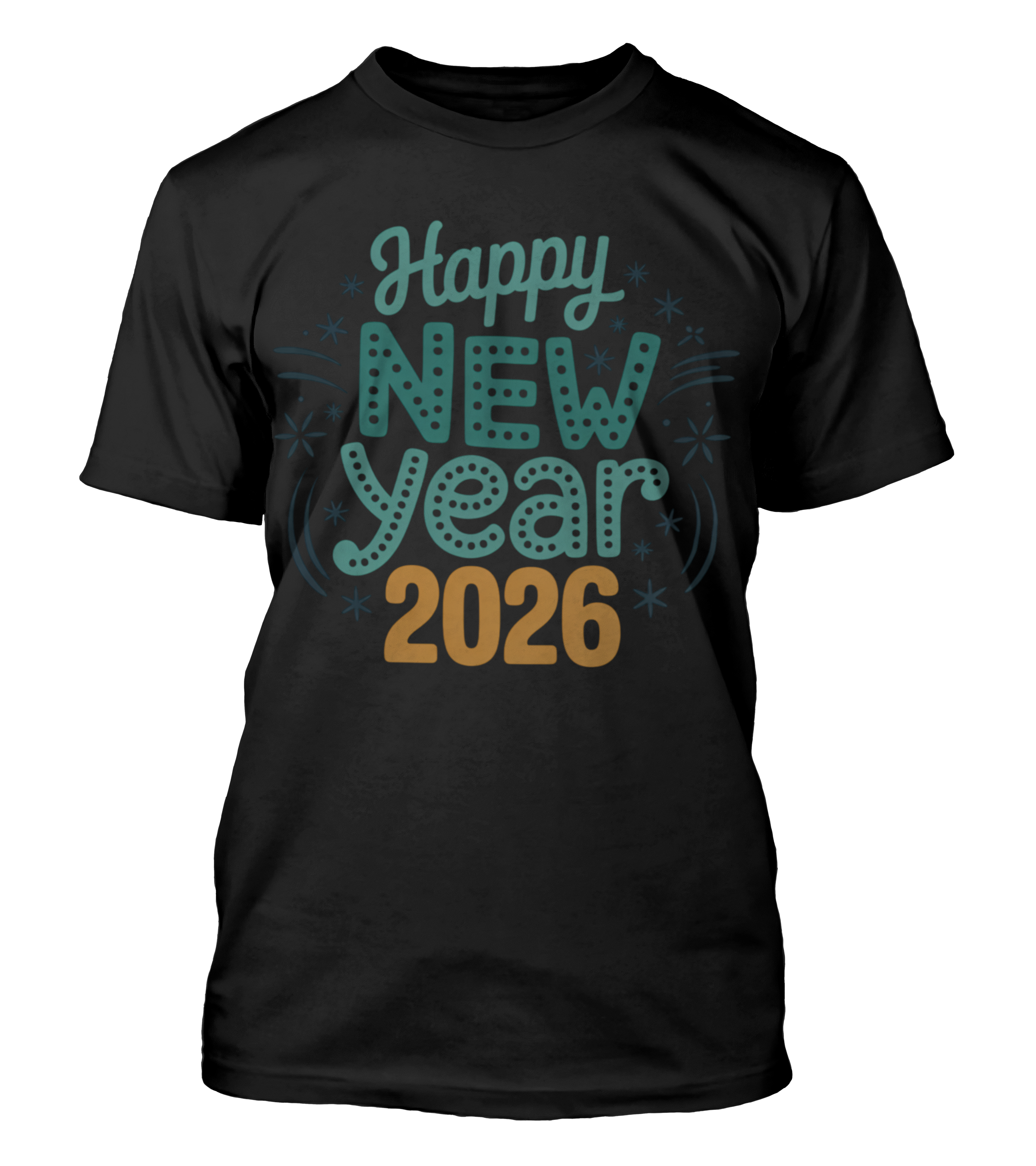 Polera Happy New Year 2026 Año Nuevo v3