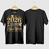 Polera Happy New Year 2026 Año Nuevo v4