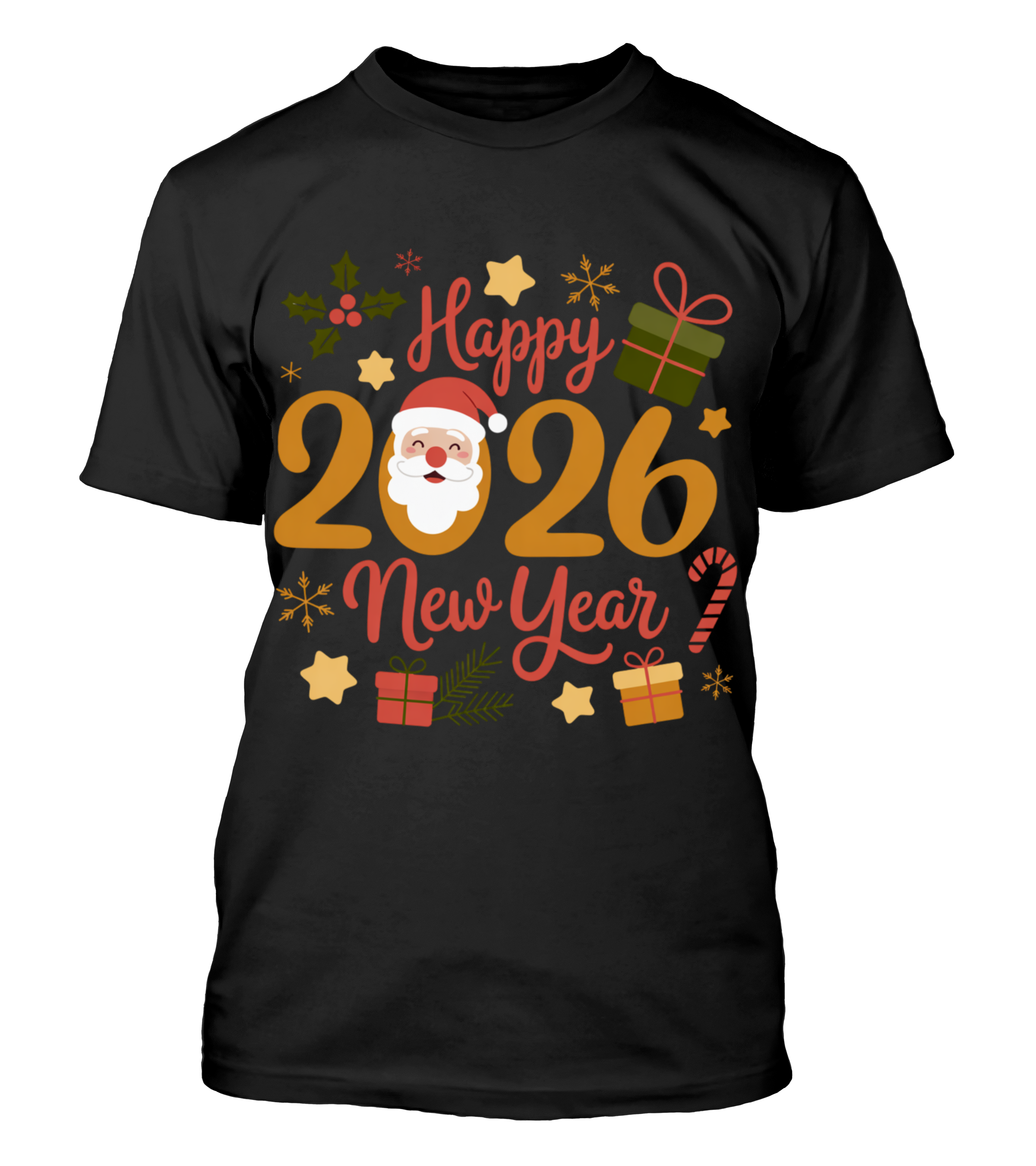 Polera Feliz Año Nuevo 2026 Pascuero