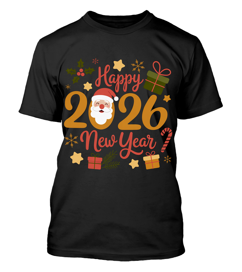 Polera Feliz Año Nuevo 2026 Pascuero