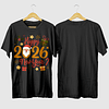 Polera Feliz Año Nuevo 2026 Pascuero