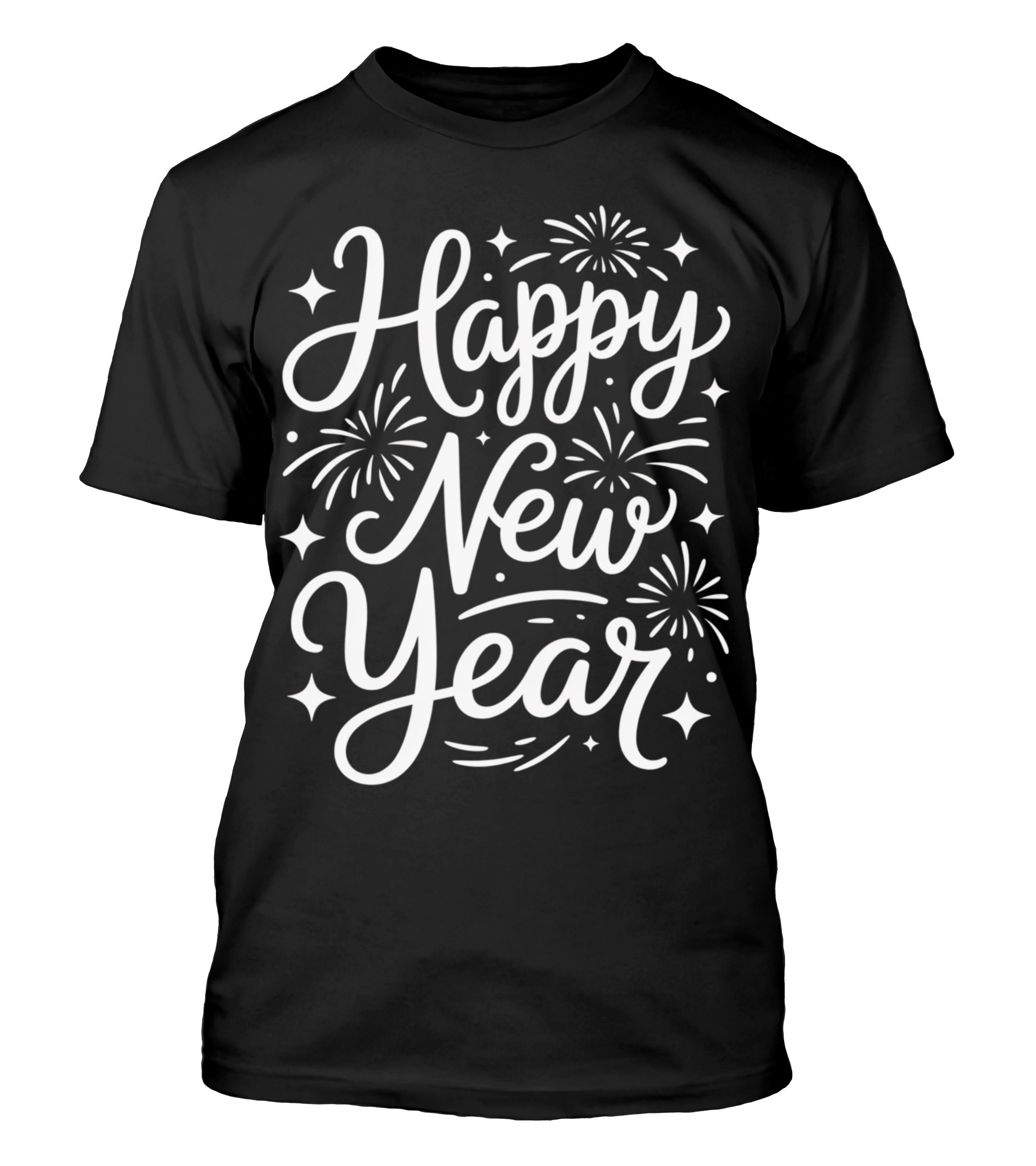 Polera Happy New Year Año Nuevo v7