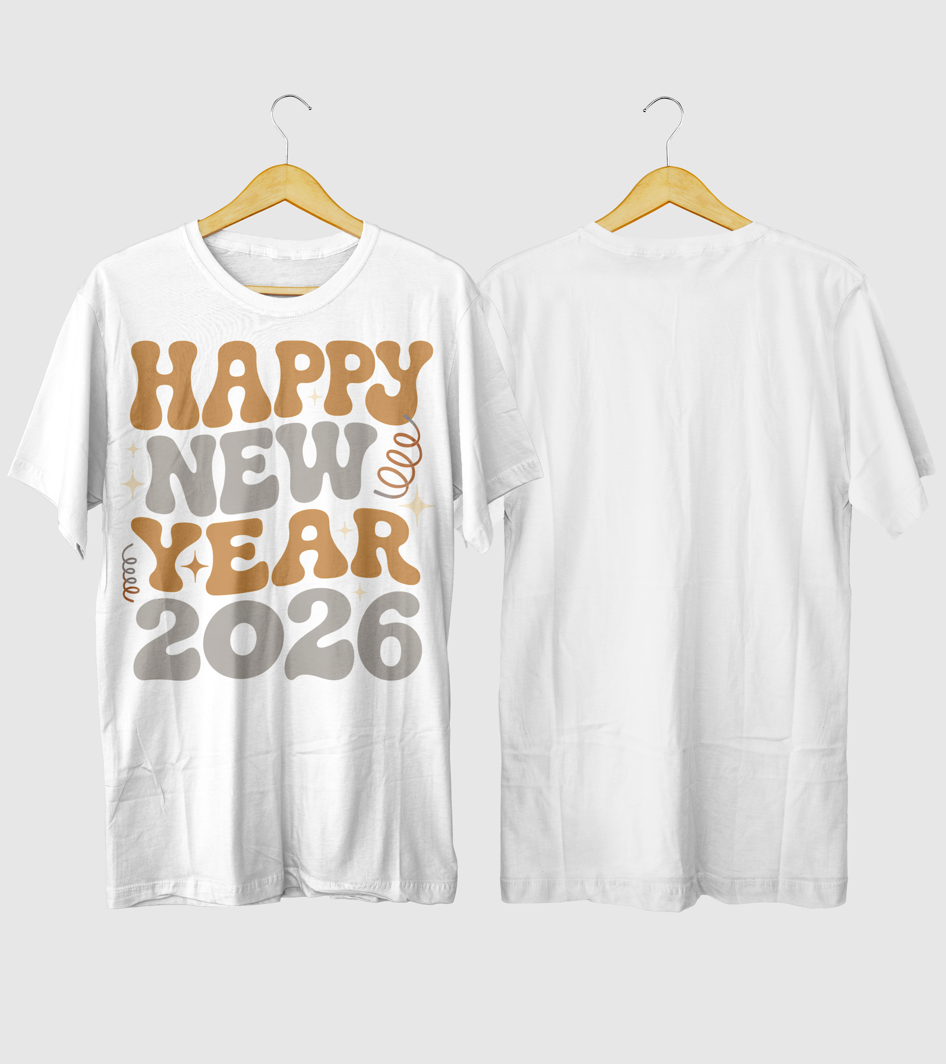 Polera Happy New Year 2026 Año Nuevo v5
