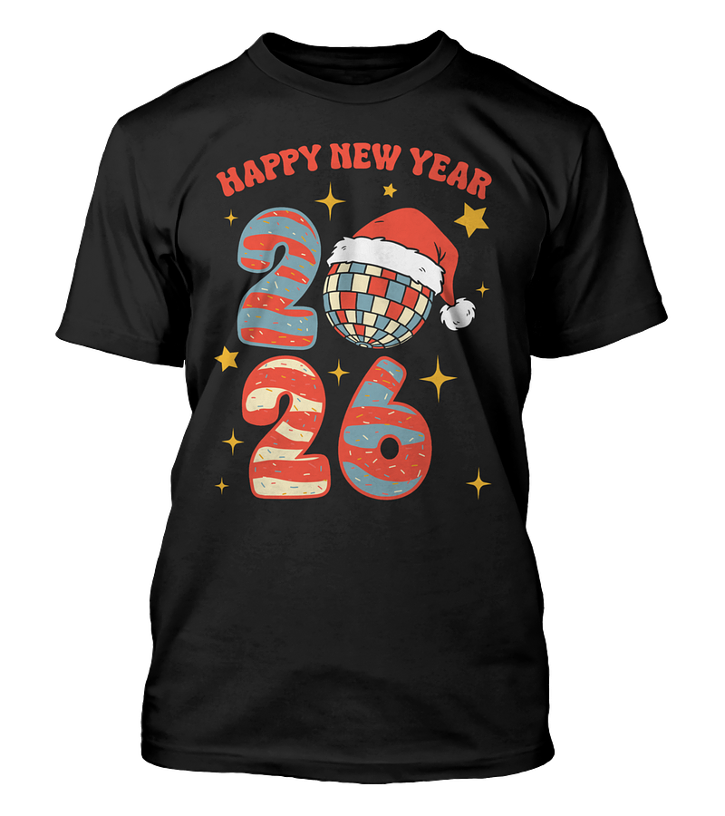 Polera Happy New Year 2026 Año Nuevo v8