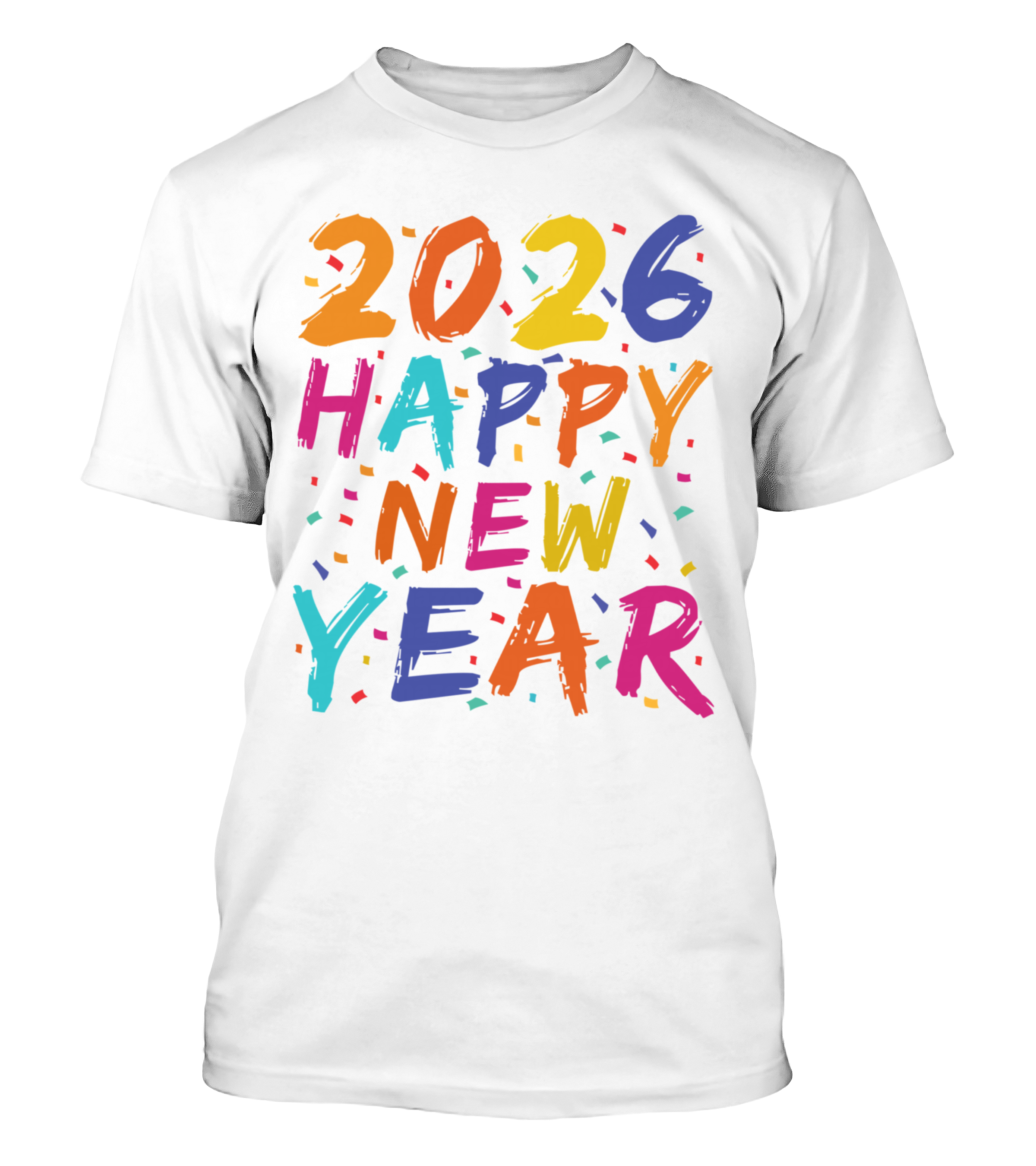 Polera Happy New Year 2026 Año Nuevo v9