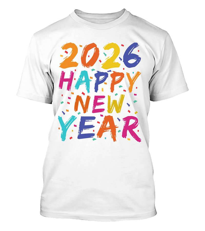 Polera Happy New Year 2026 Año Nuevo v9