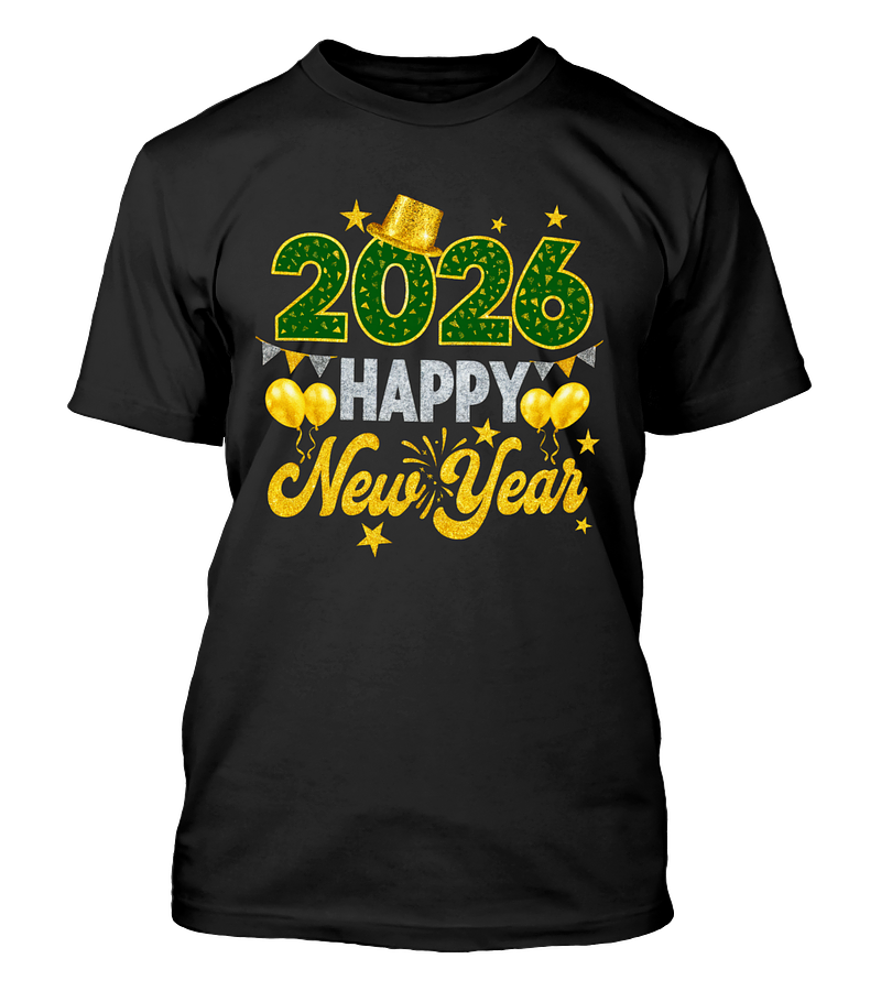 Polera Happy New Year 2026 Año Nuevo v10