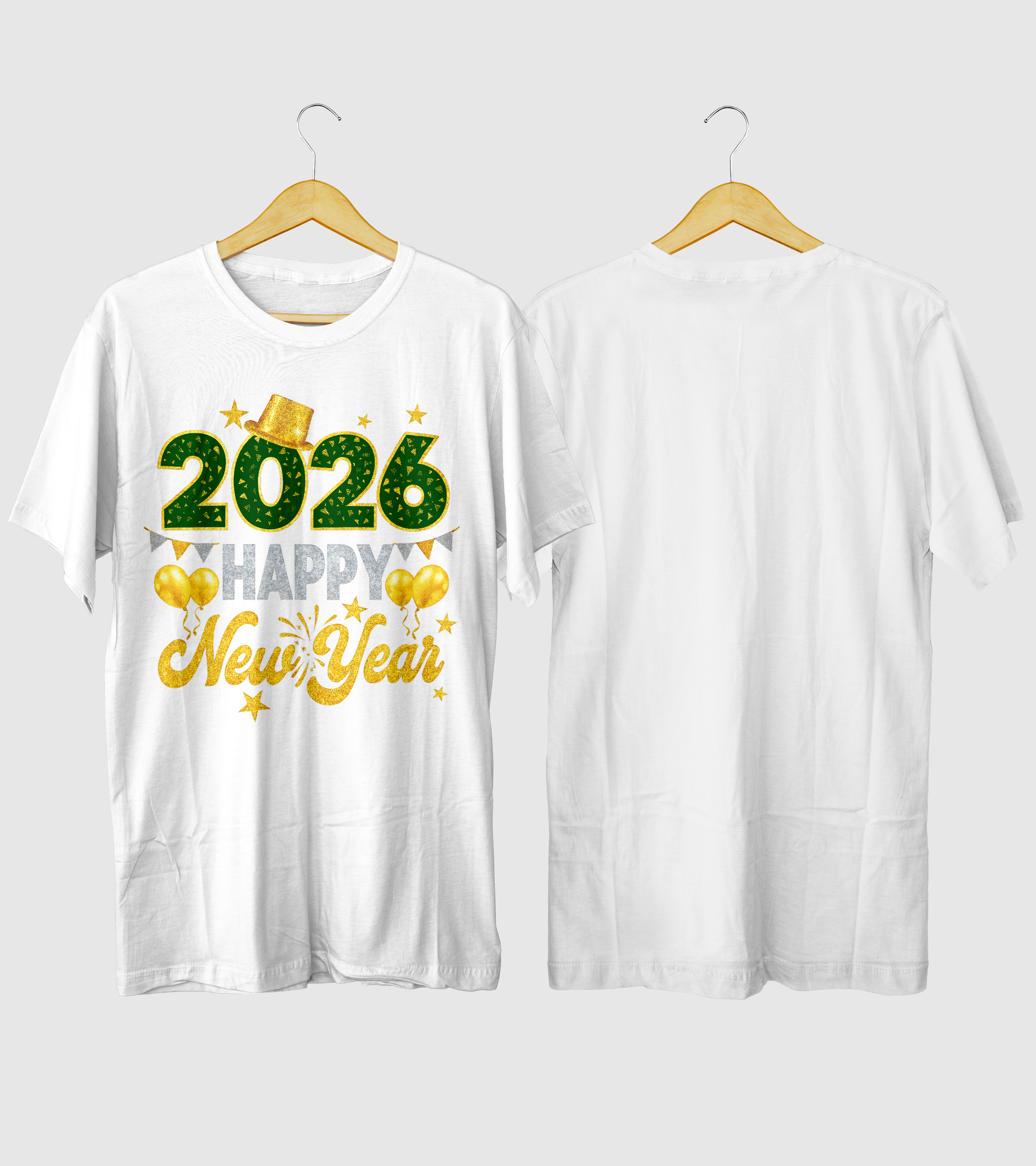 Polera Happy New Year 2026 Año Nuevo v10