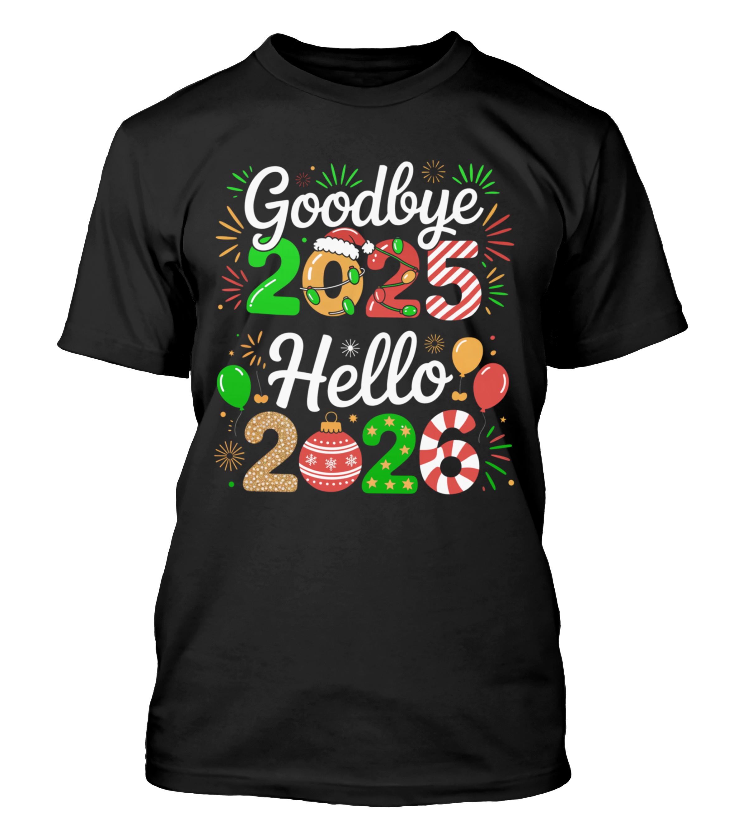 Polera Adiós 2025 Hola Año Nuevo 2026 v4