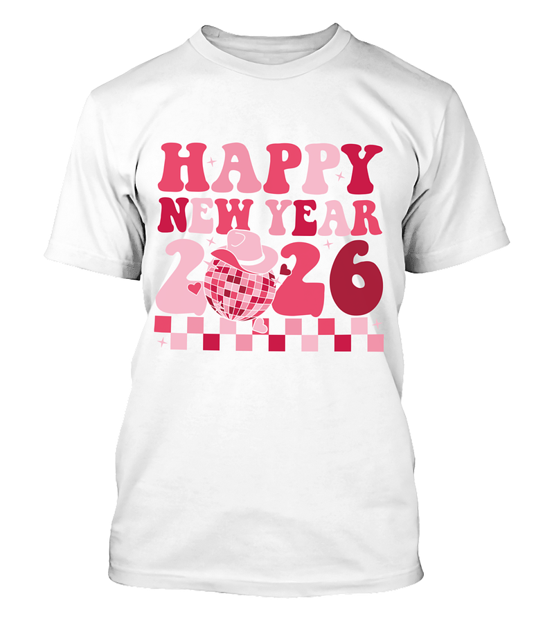 Polera Happy New Year 2026 Año Nuevo v11