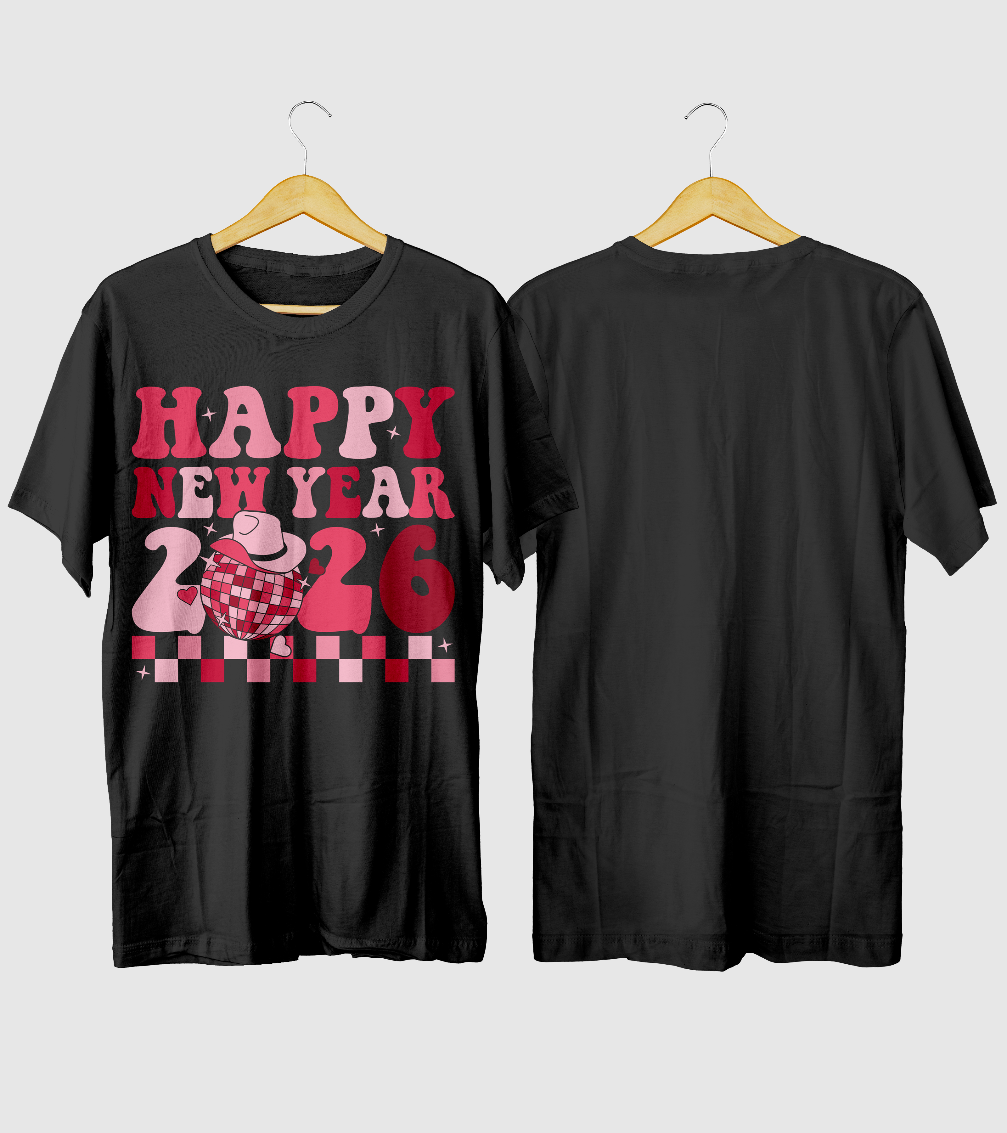 Polera Happy New Year 2026 Año Nuevo v11