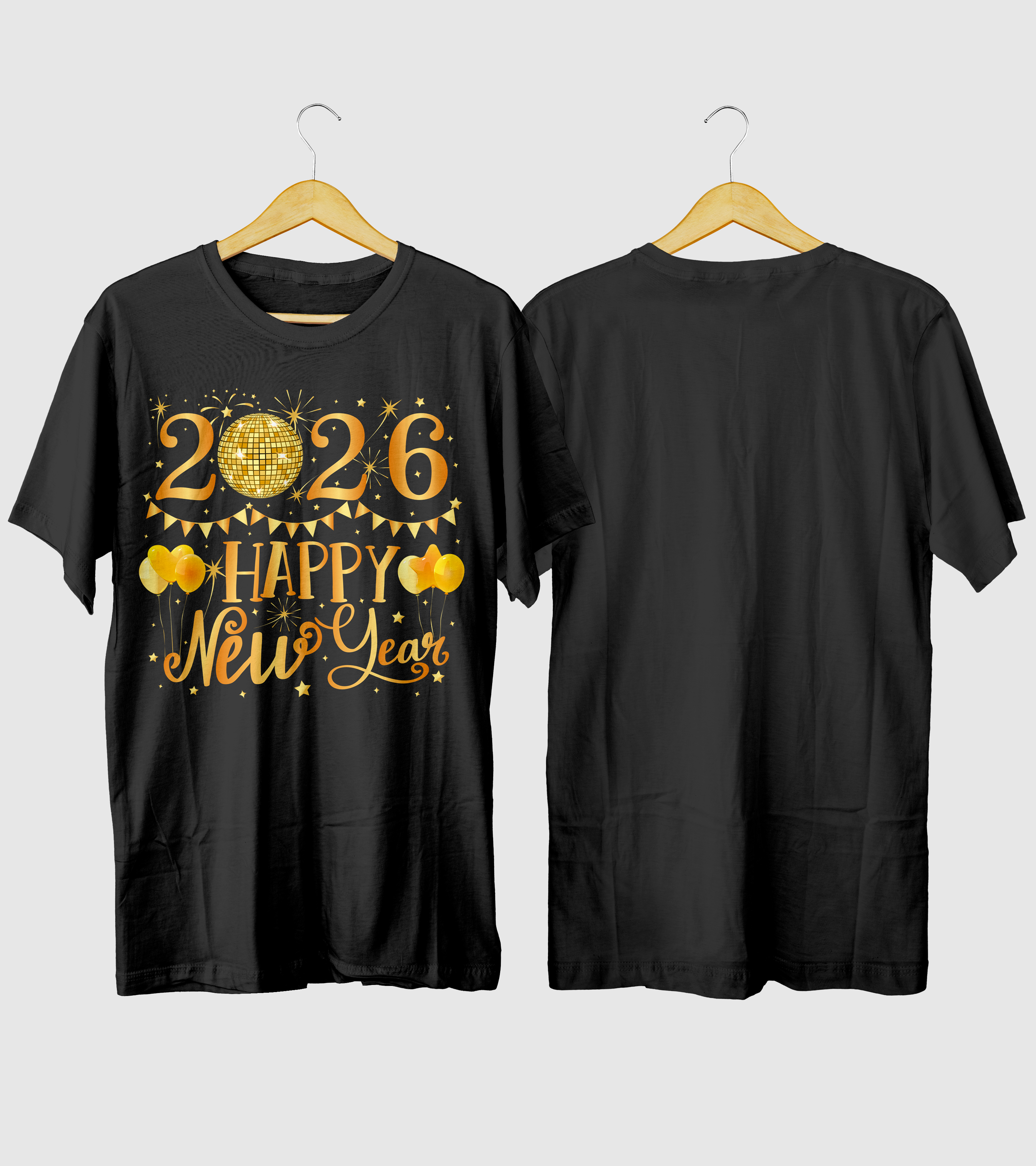 Polera Happy New Year 2026 Año Nuevo v12