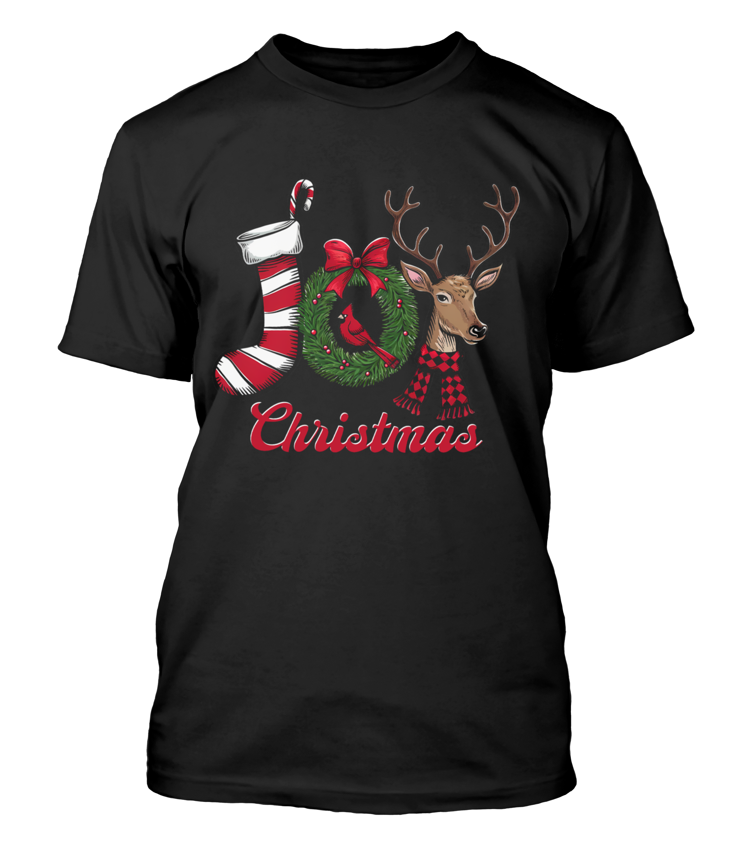 Polera Navidad Alegría Navideña