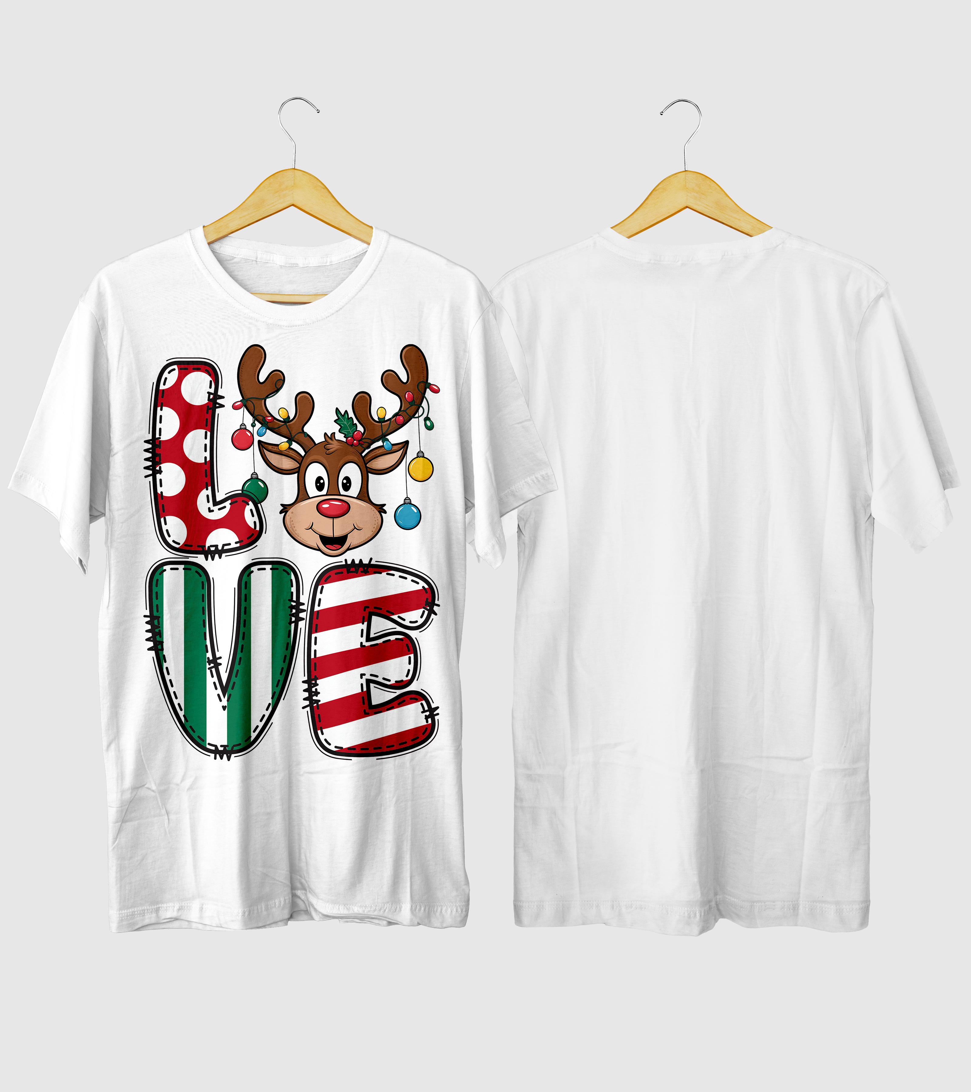 Polera Navidad Love Reno