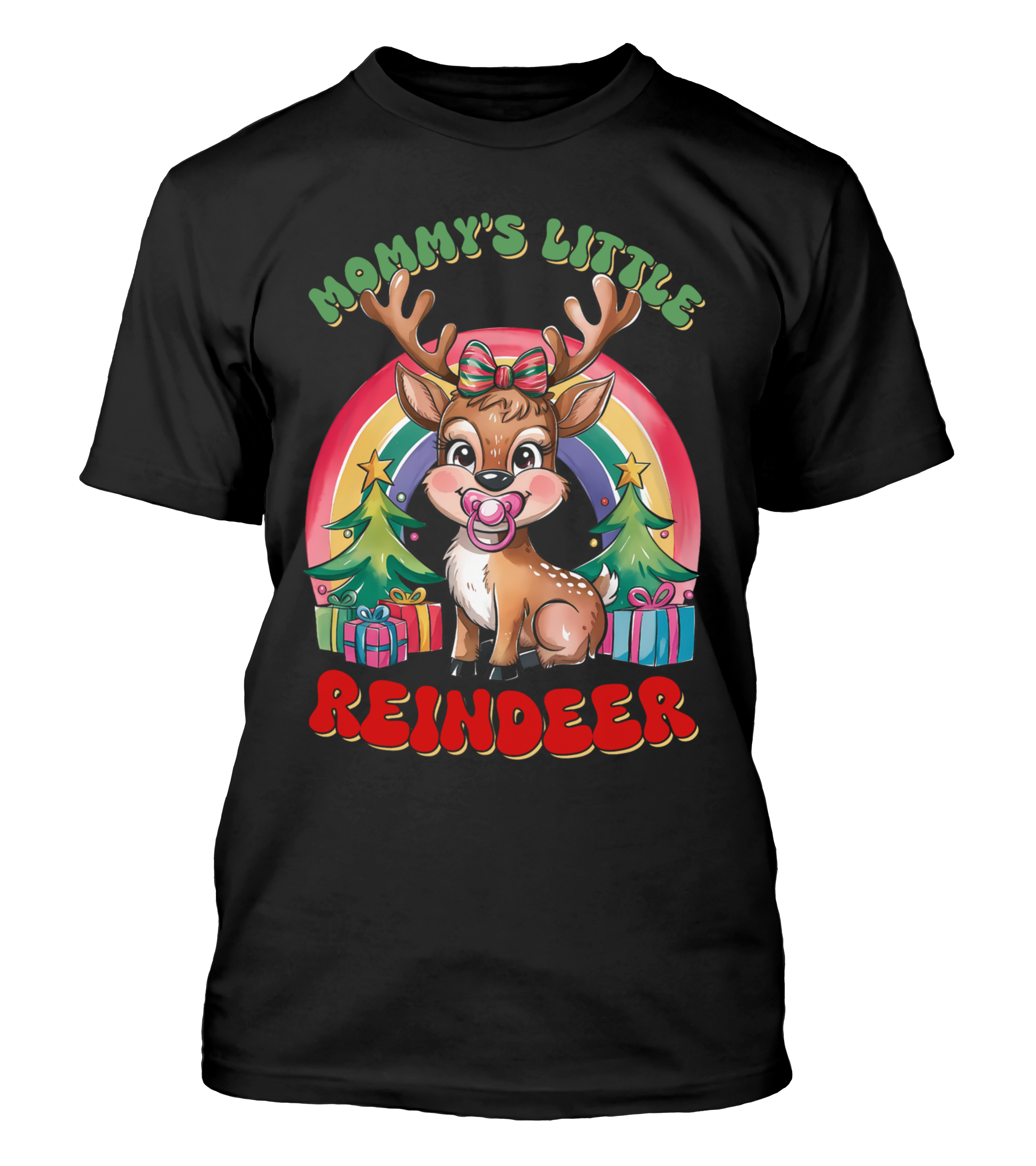 Polera Navidad Pequeño Reno Navideño