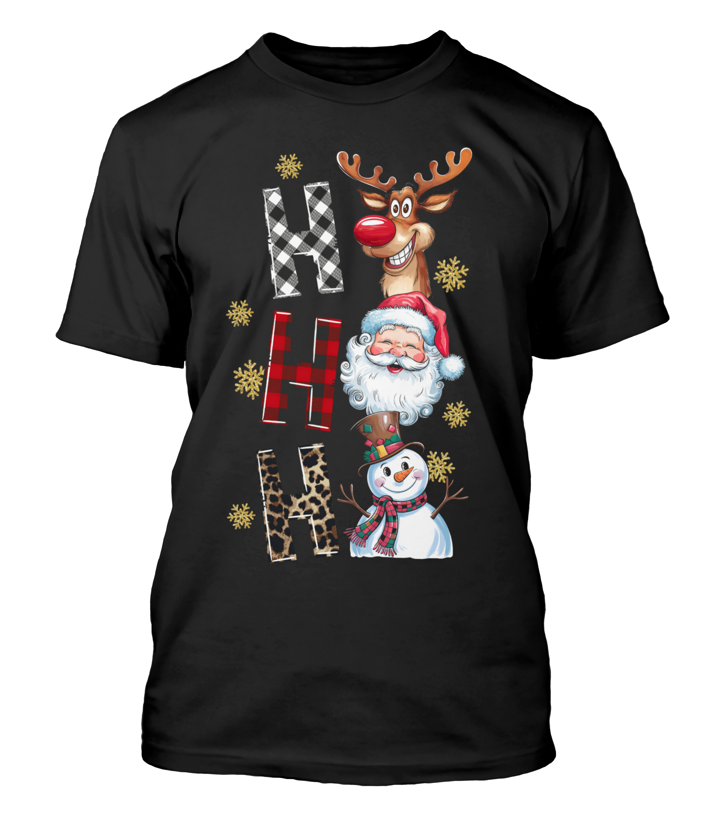 Polera Navidad Santa Reno Muñeco Nieve