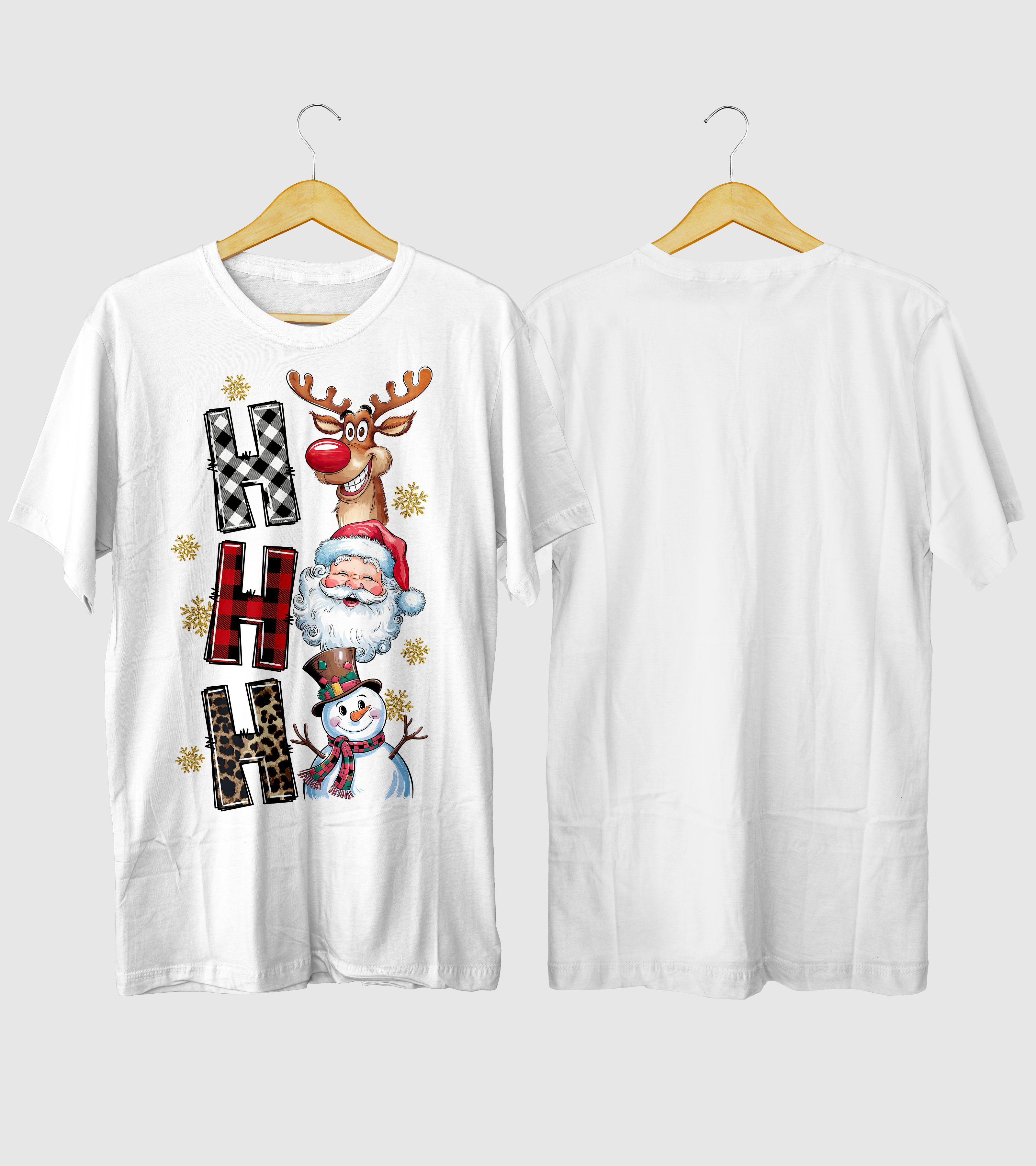 Polera Navidad Santa Reno Muñeco Nieve