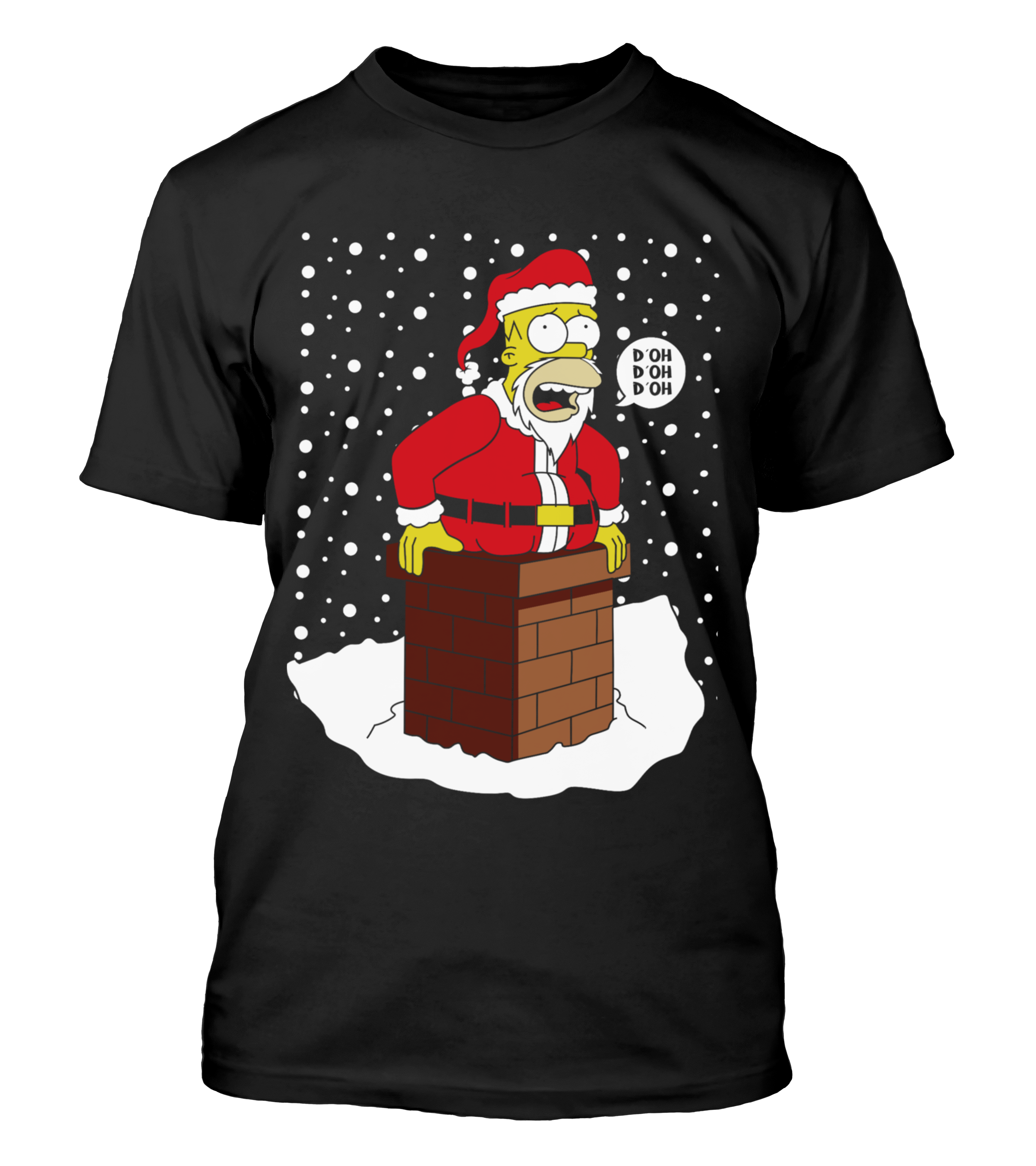 Polera Navidad Viejito Pascuero Homero