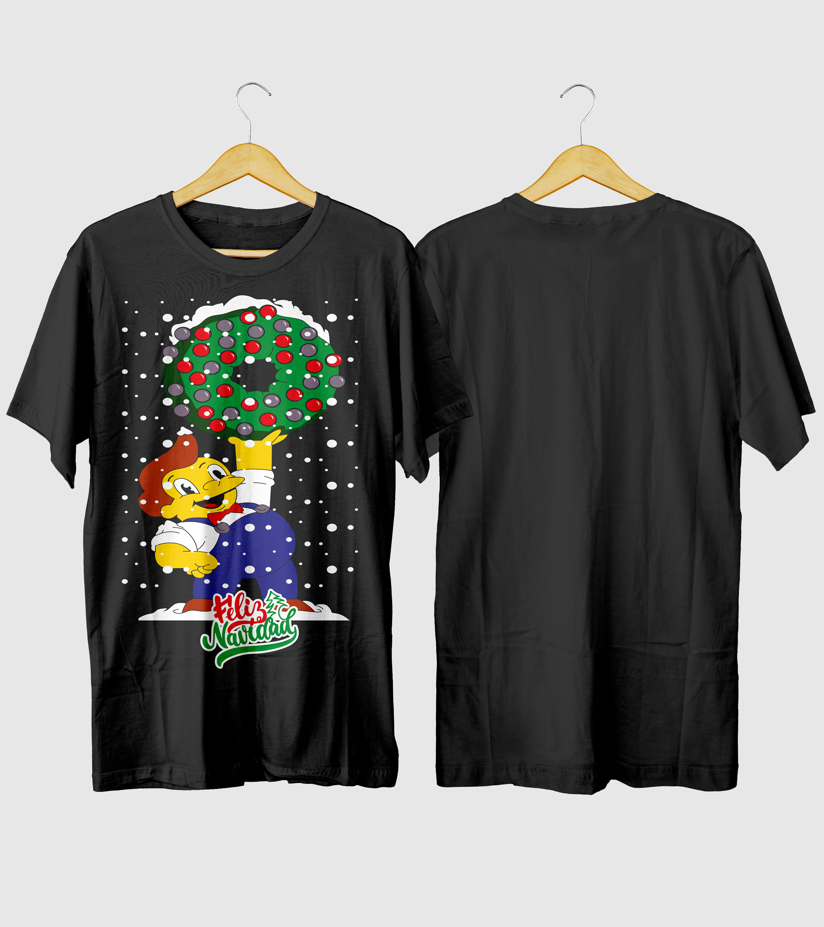 Polera Navidad Hombre Dona Navideño