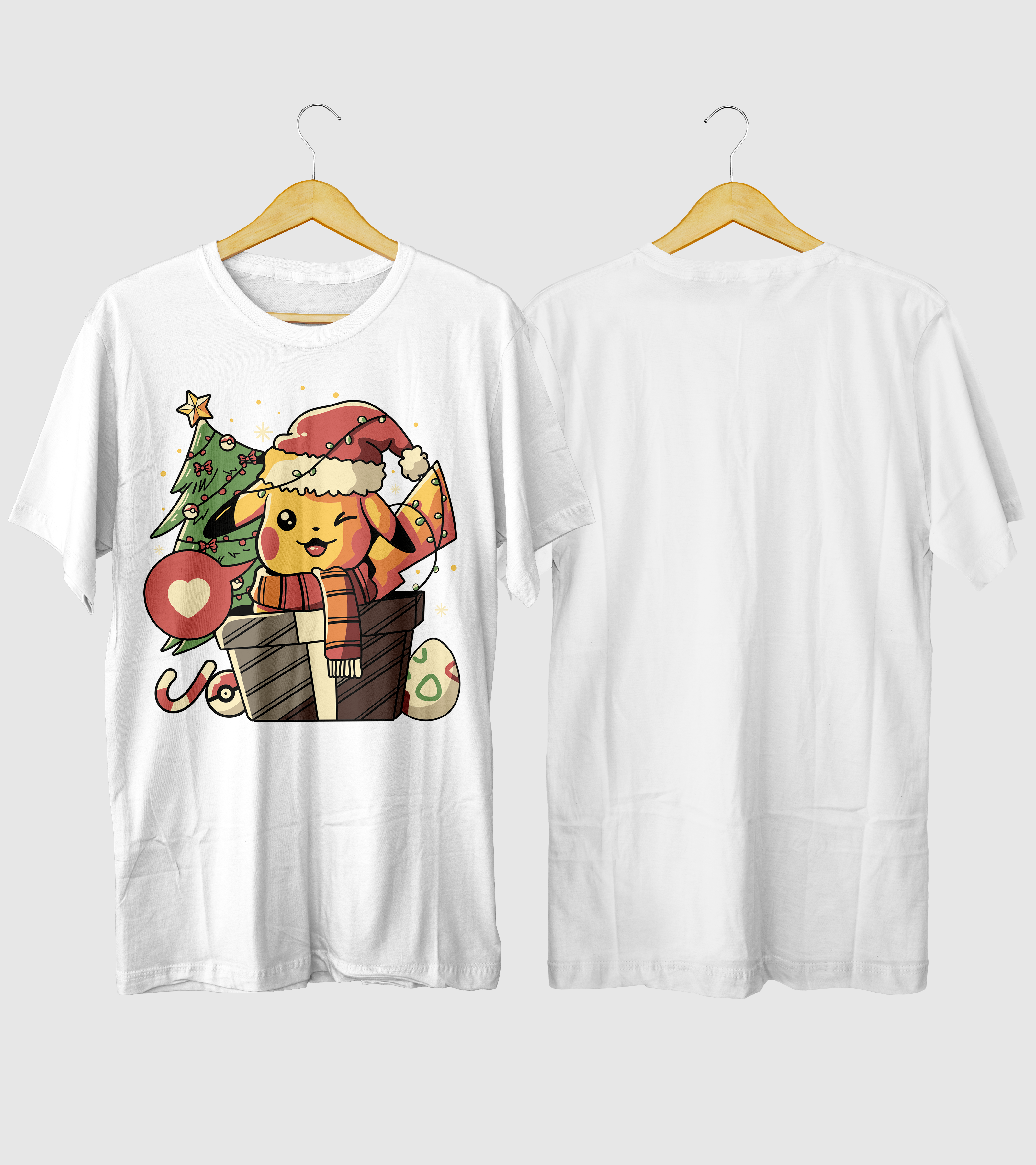 Polera Navidad Pikas Navideño