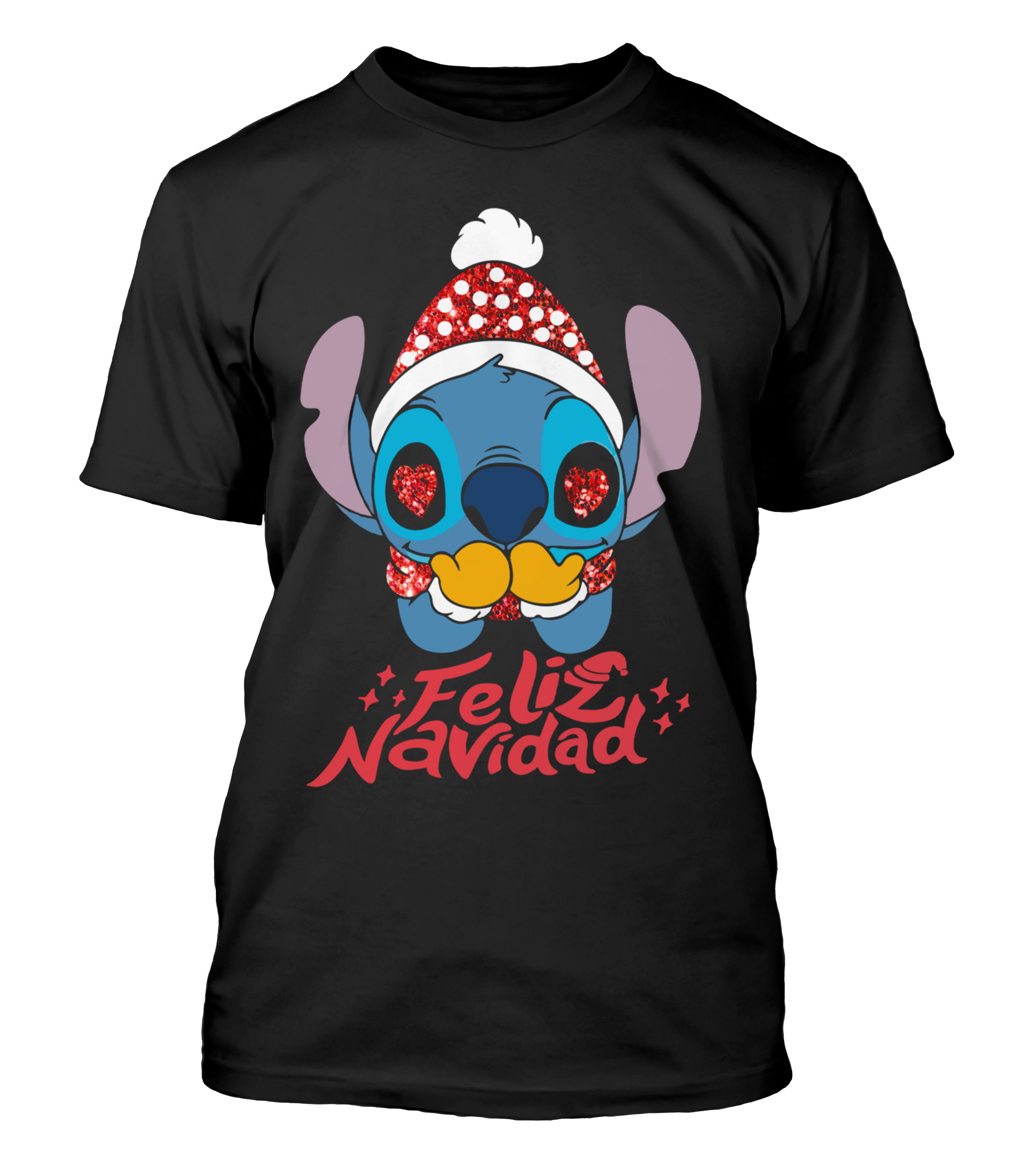 Polera Navidad Extraterrestre Ojos Corazon