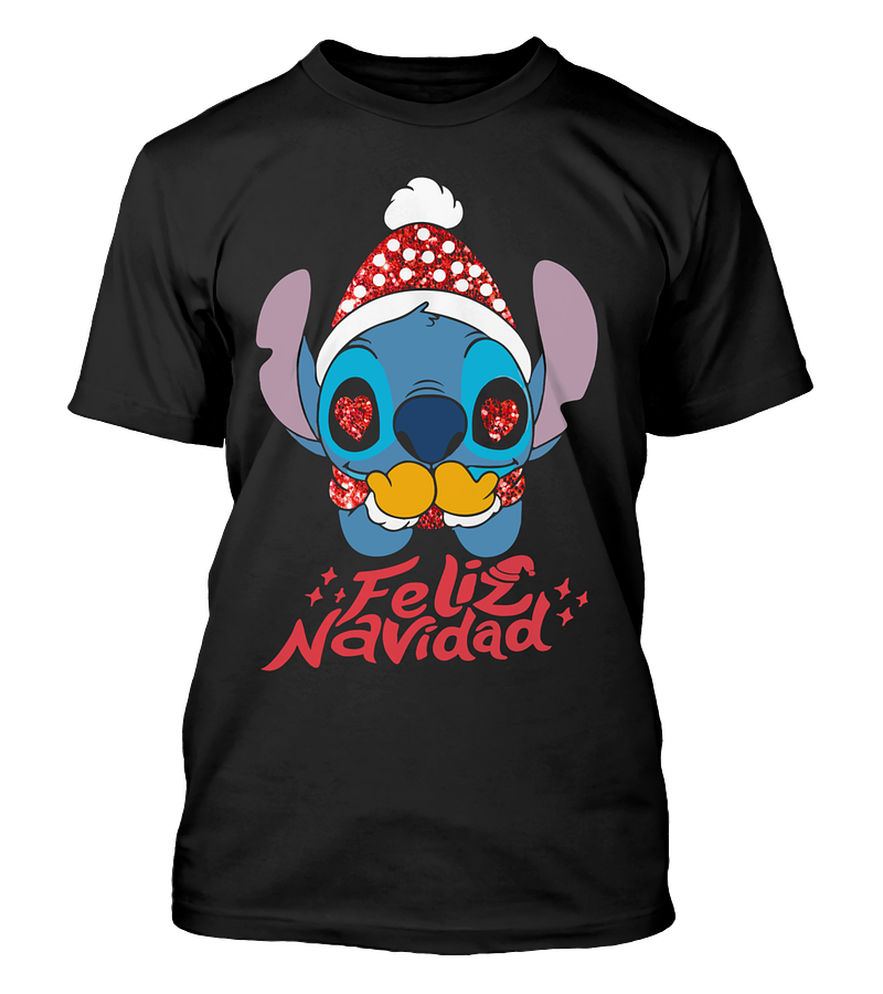 Polera Navidad Extraterrestre Ojos Corazon