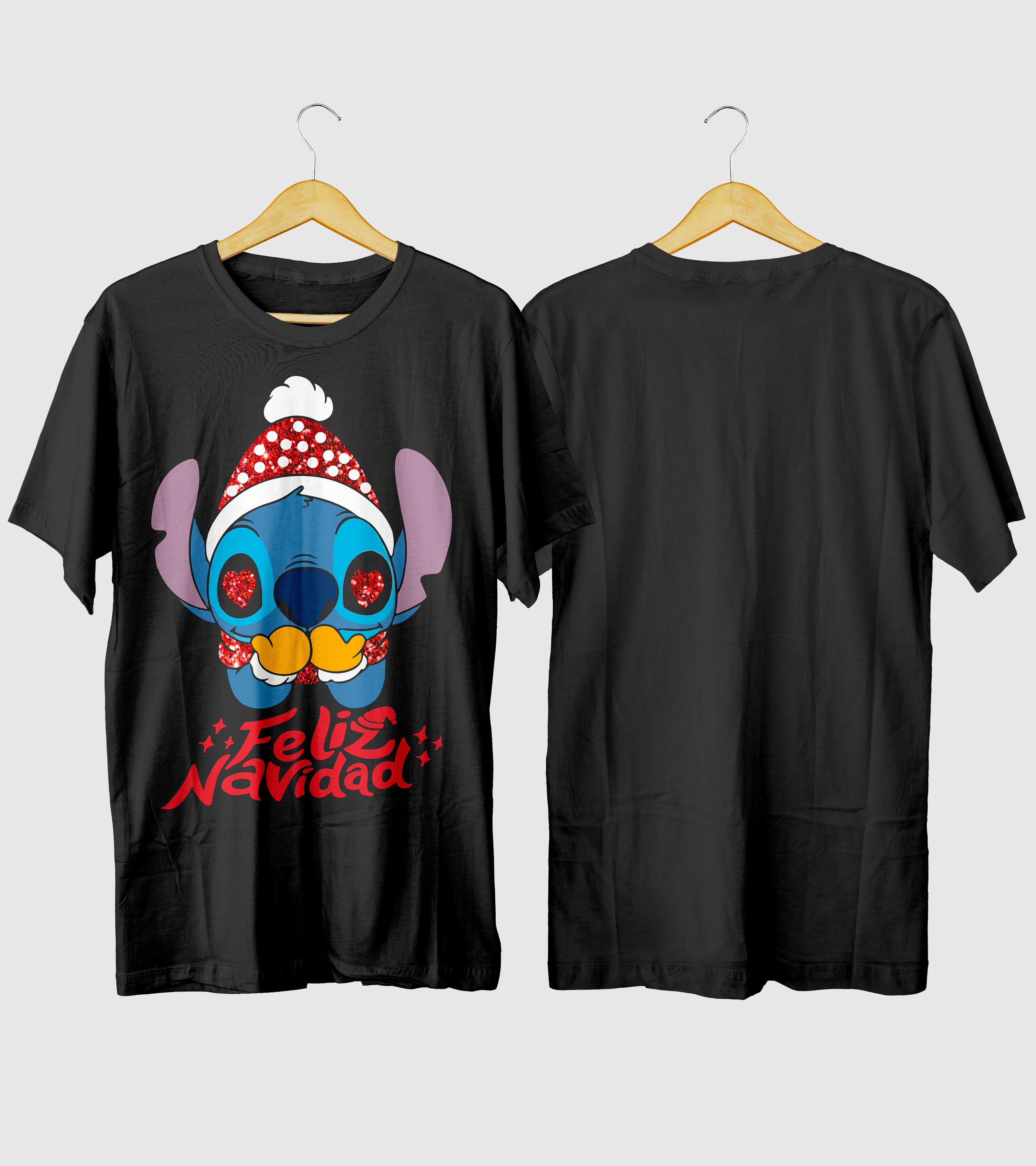 Polera Navidad Extraterrestre Ojos Corazon
