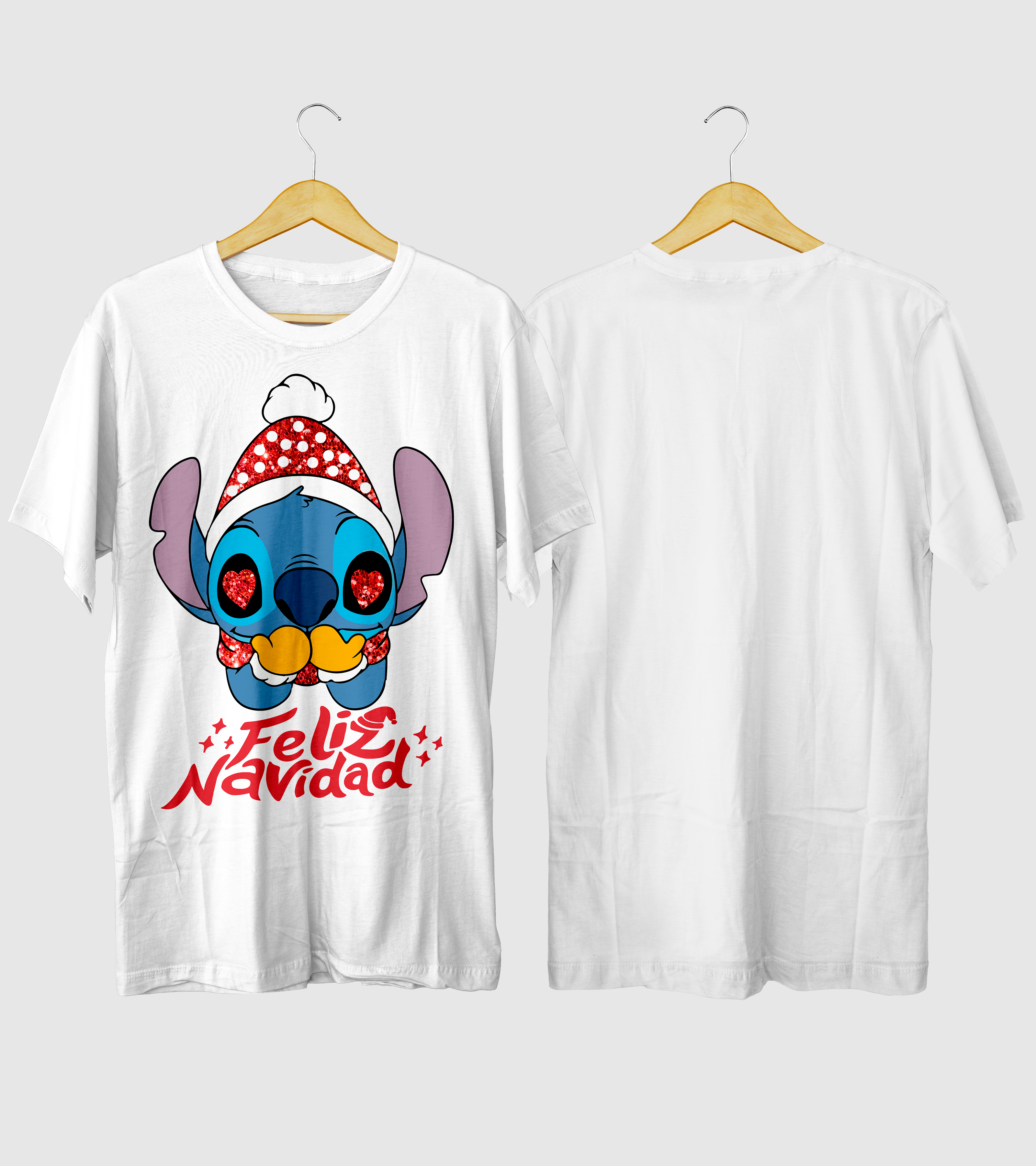 Polera Navidad Extraterrestre Ojos Corazon