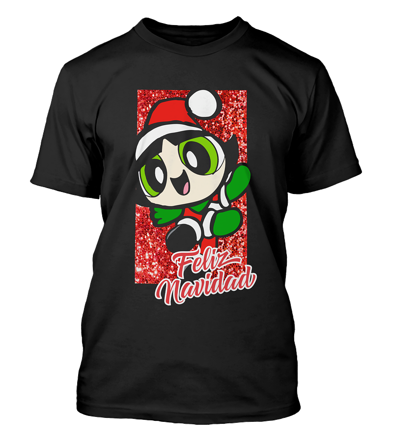 Polera Navidad Chica Verde Navideña