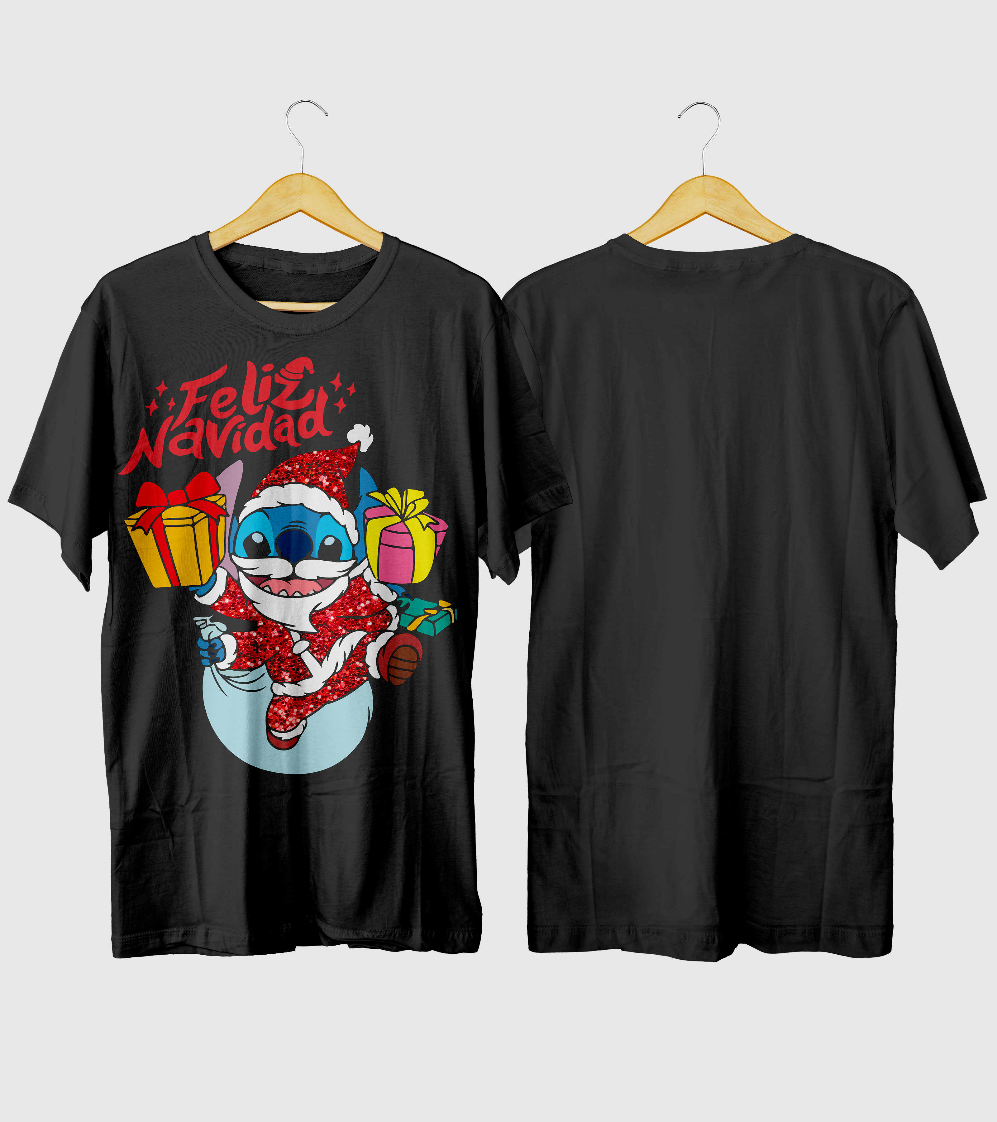 Polera Navidad Viejito Pascuero Extraterrestre