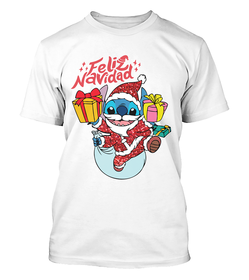 Polera Navidad Viejito Pascuero Extraterrestre
