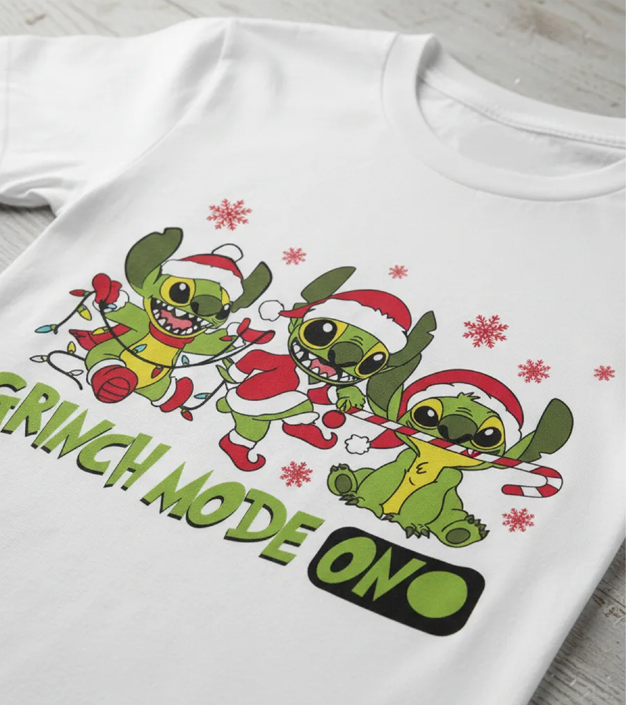 Polera Navidad Extraterrestres Modo Grinch
