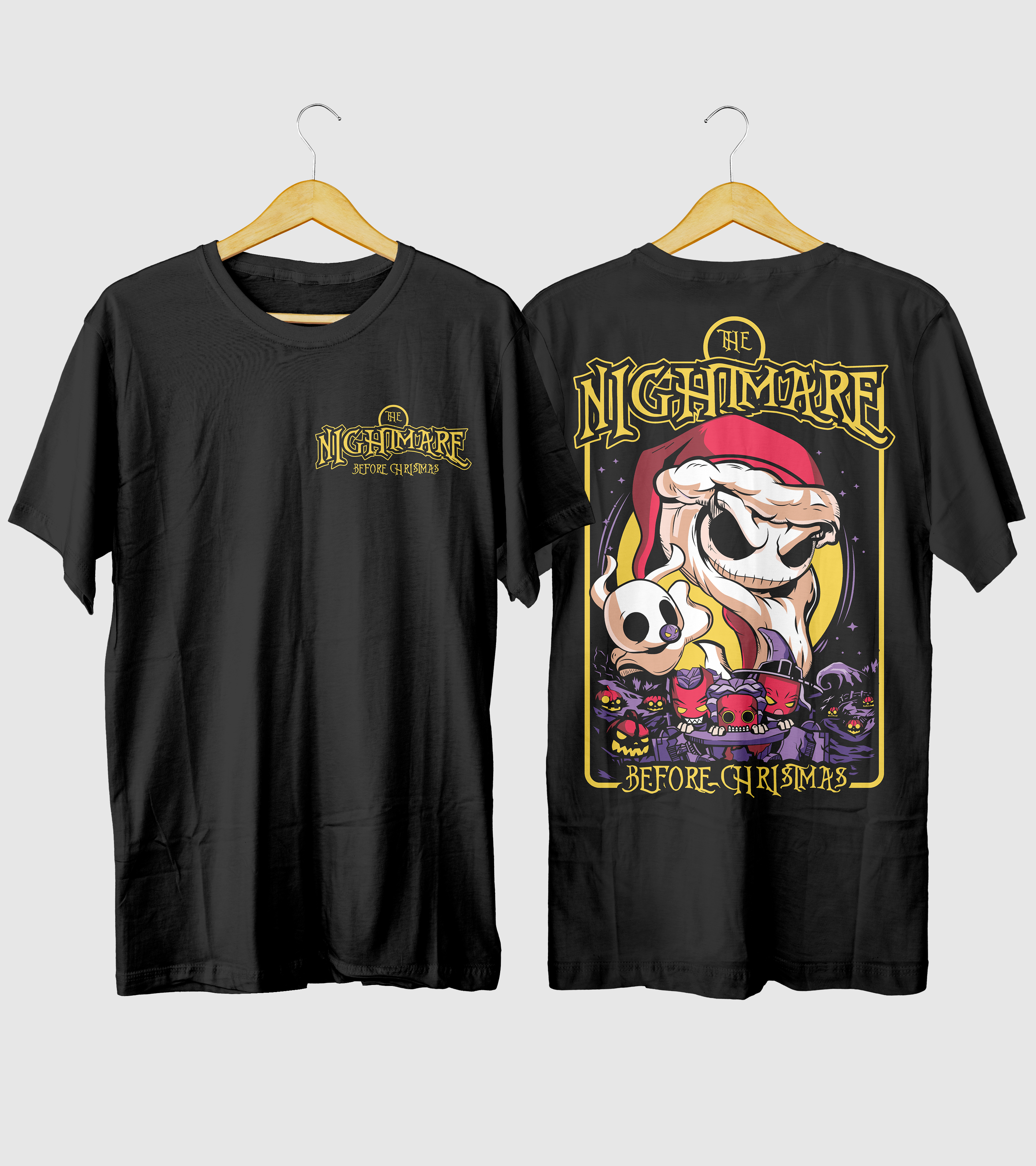 Polera Navidad The Nightmare Navideña