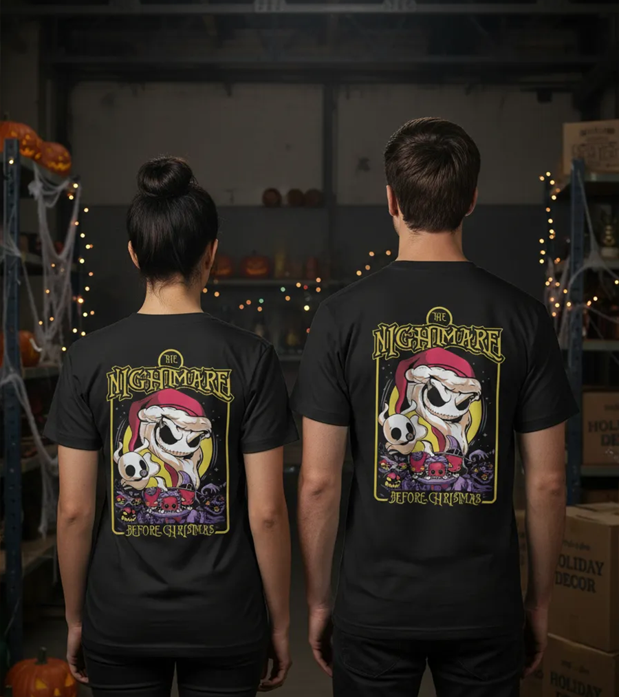 Polera Navidad The Nightmare Navideña