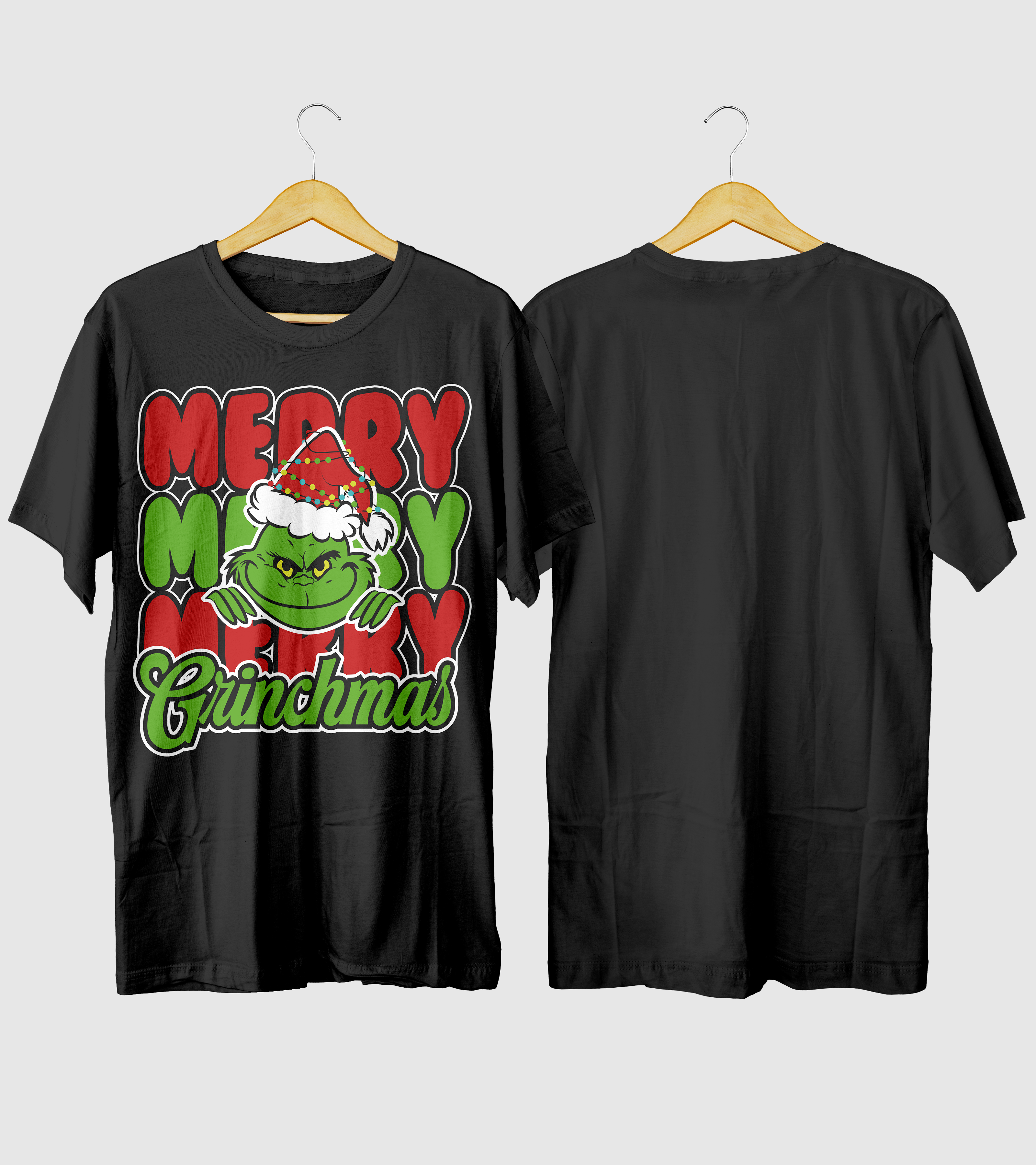 Polera Navidad Merry Merry Grinchmas