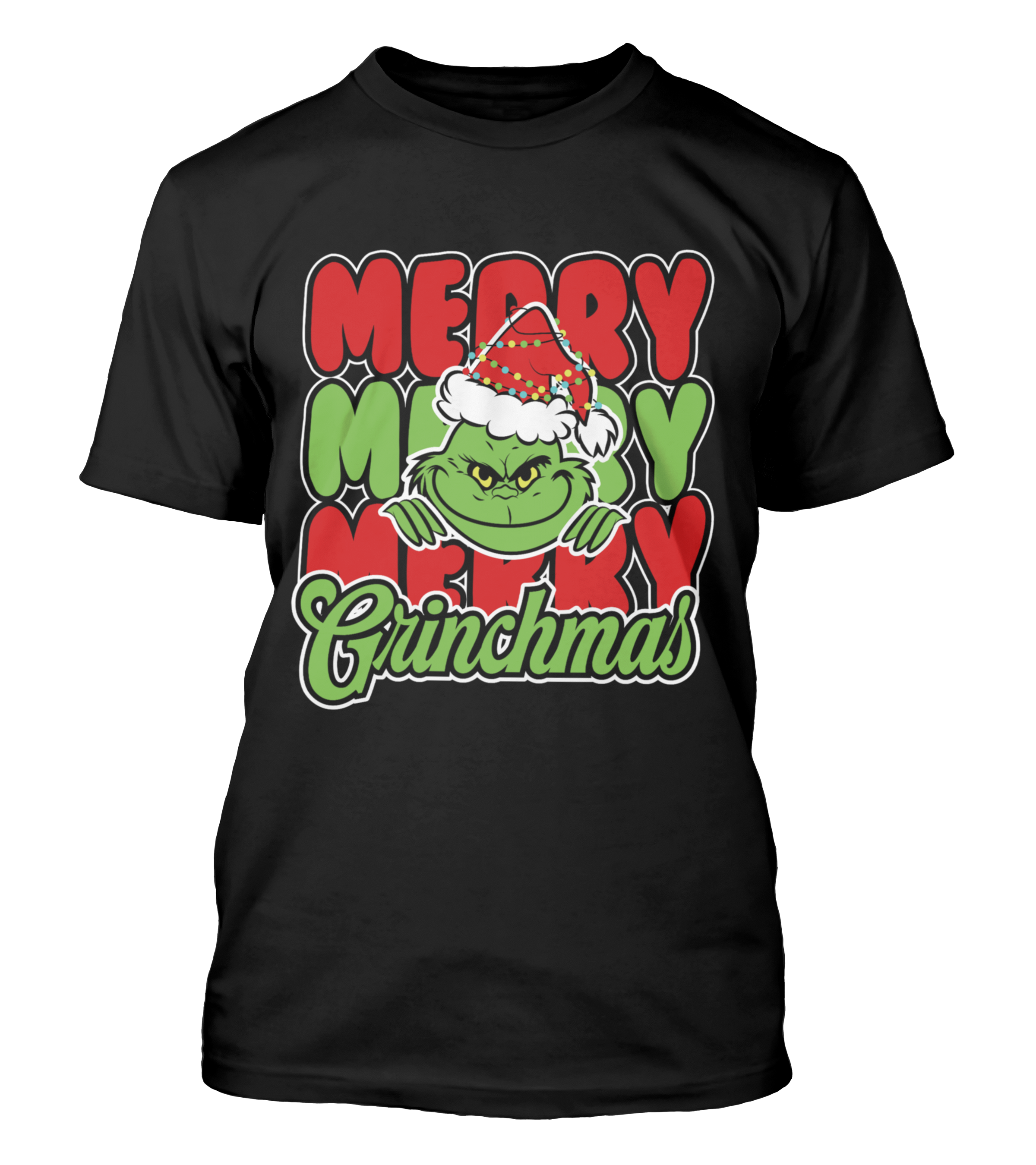 Polera Navidad Merry Merry Grinchmas