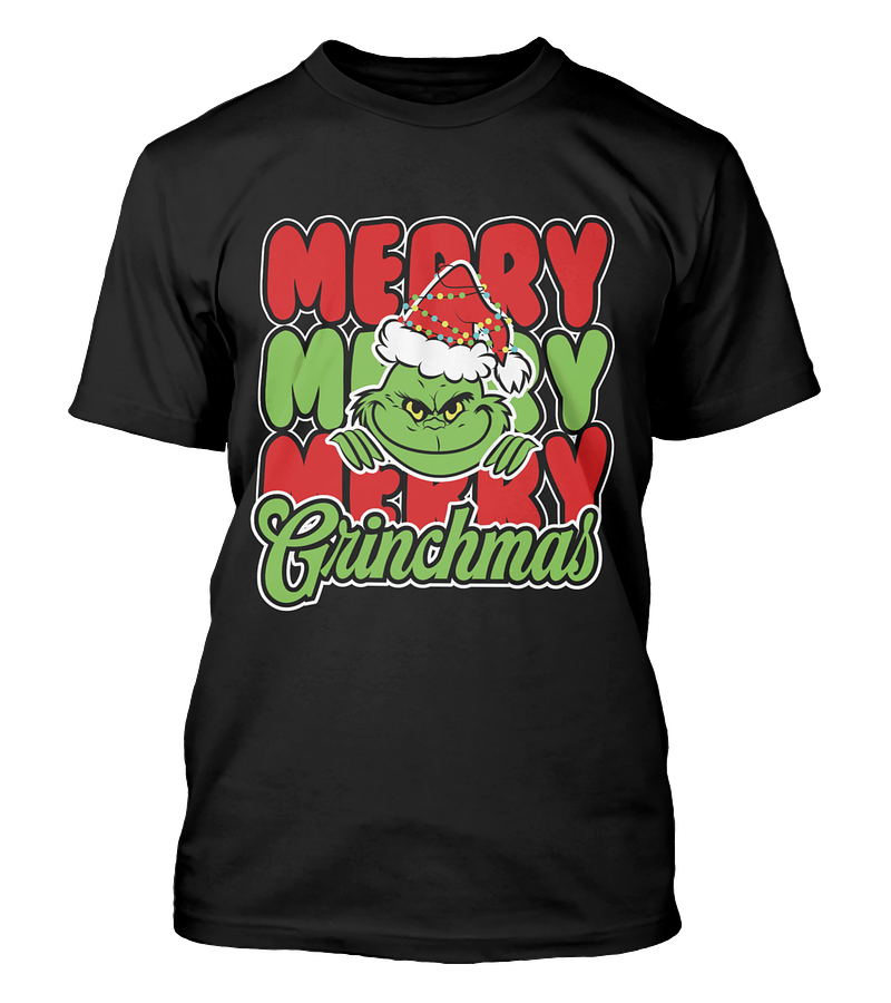 Polera Navidad Merry Merry Grinchmas