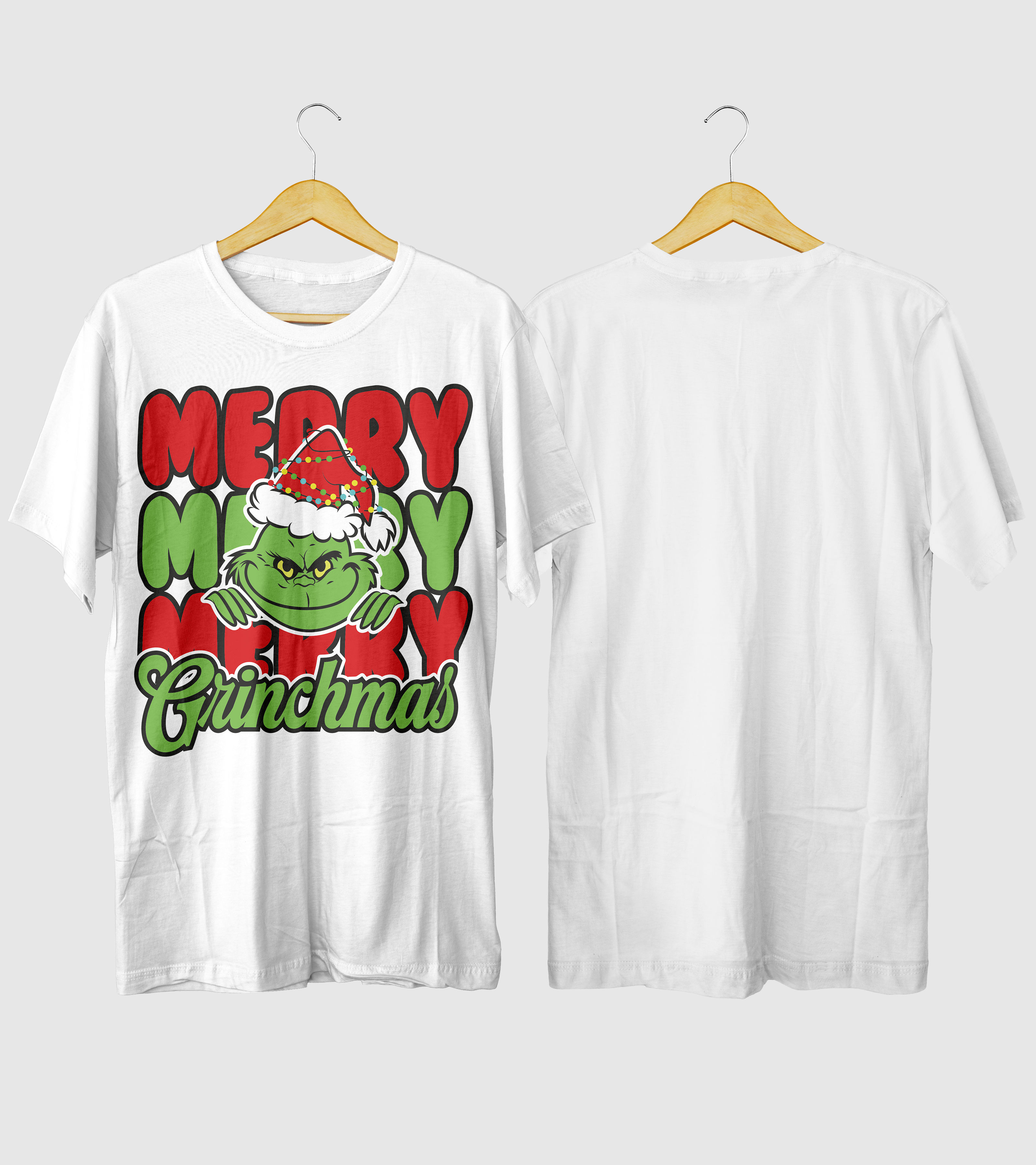 Polera Navidad Merry Merry Grinchmas
