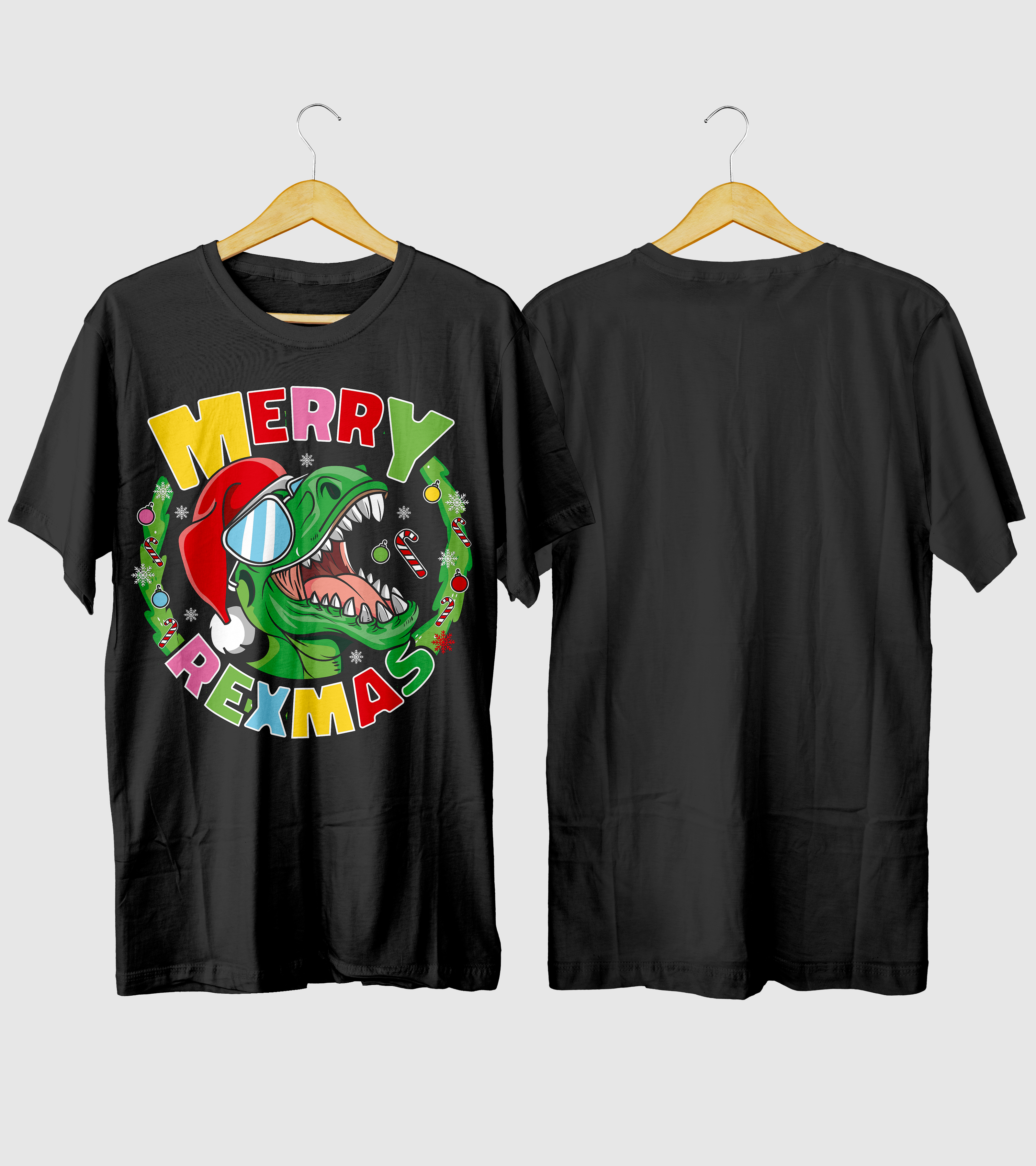 Polera Navidad Merry Rexmas