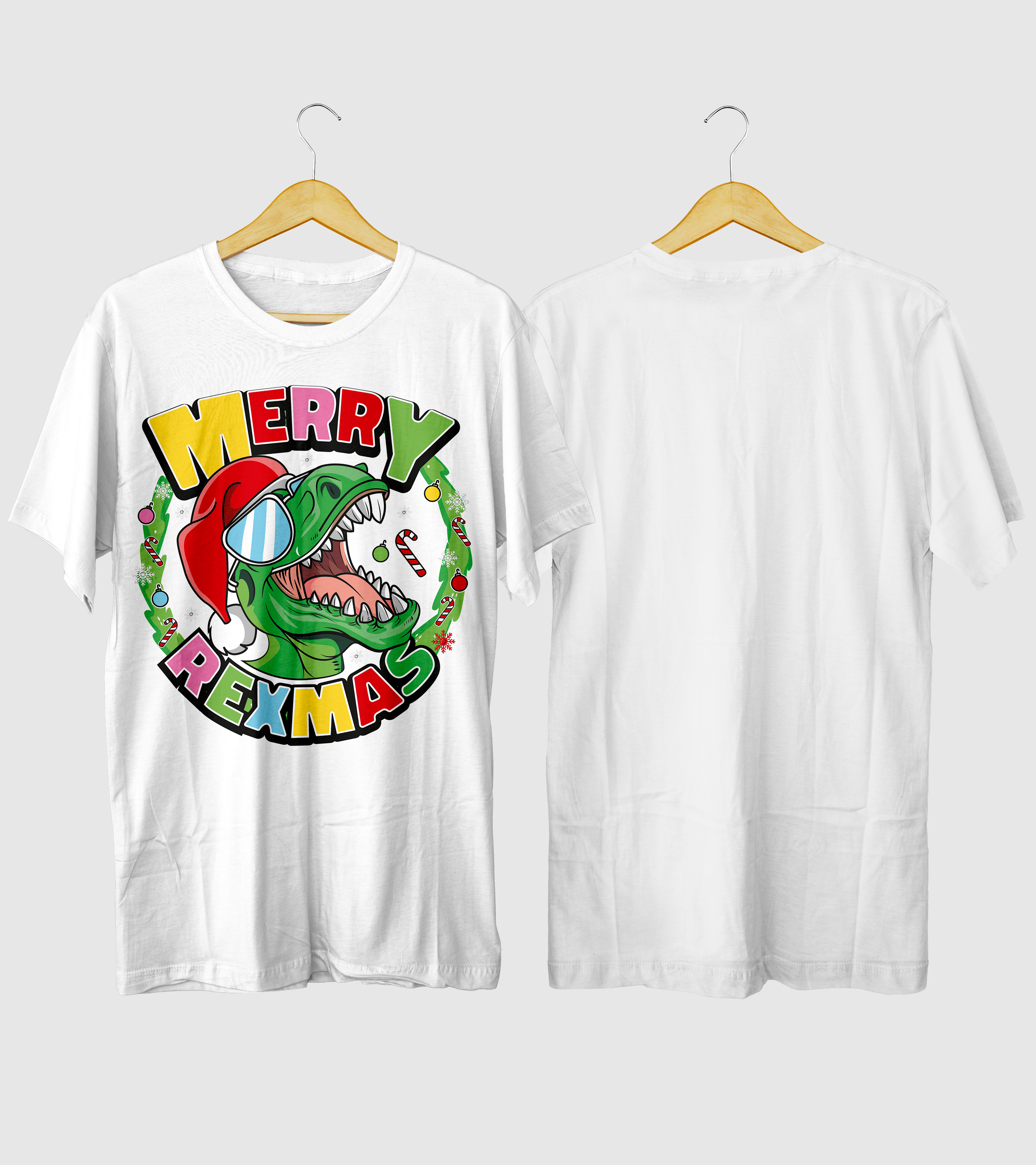 Polera Navidad Merry Rexmas