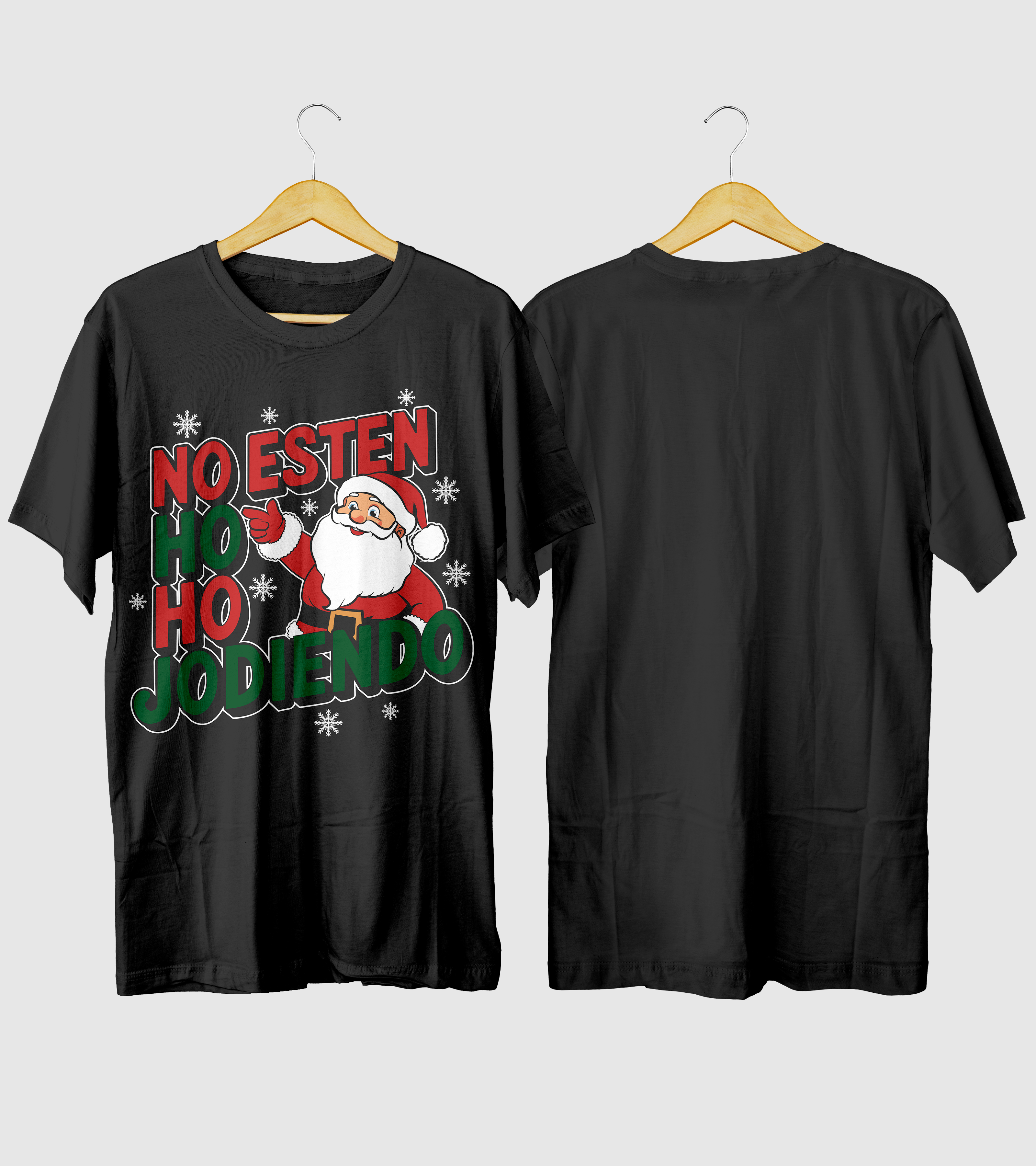 Polera Navidad No Esten Ho Ho Jodiendo