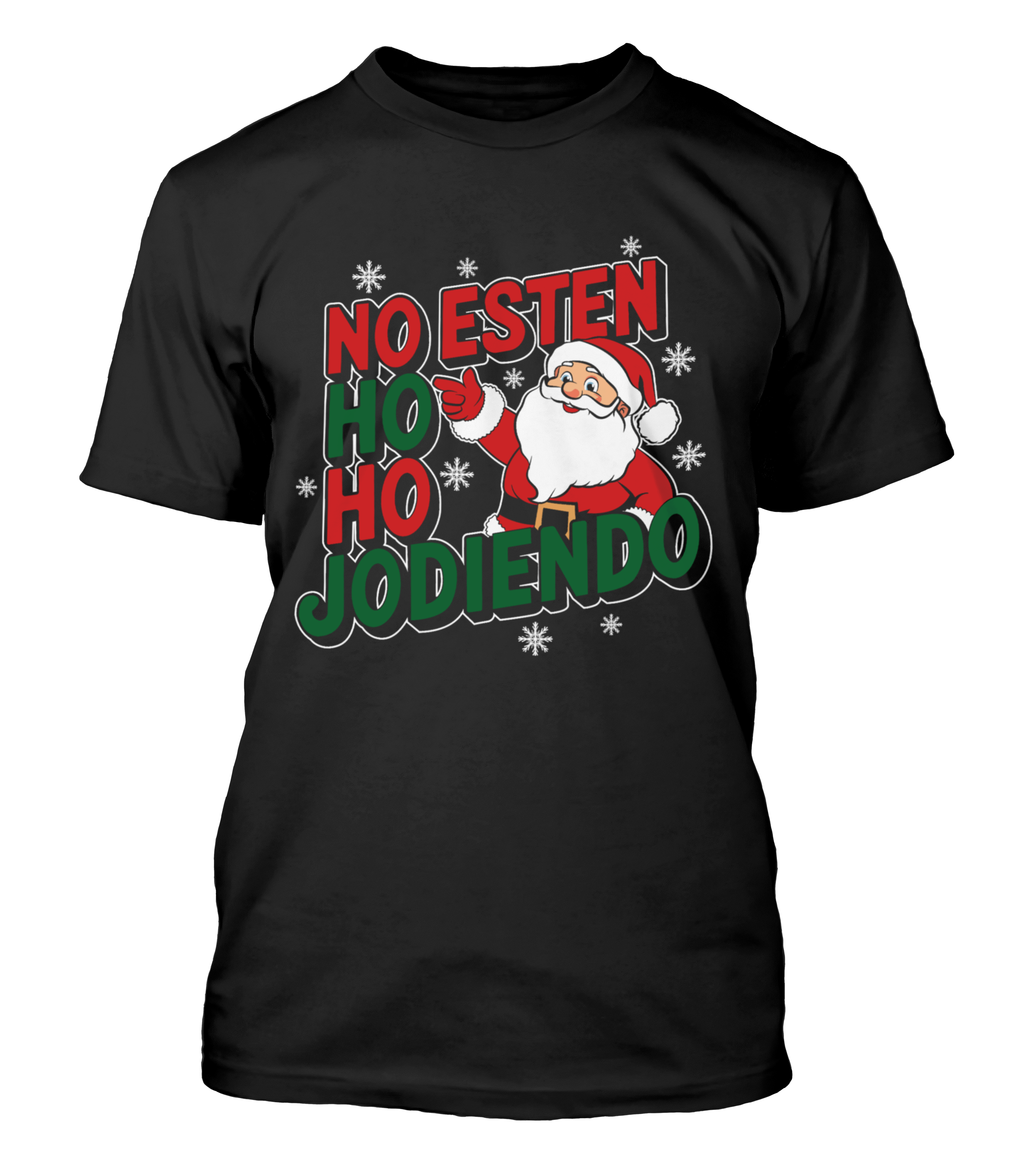 Polera Navidad No Esten Ho Ho Jodiendo